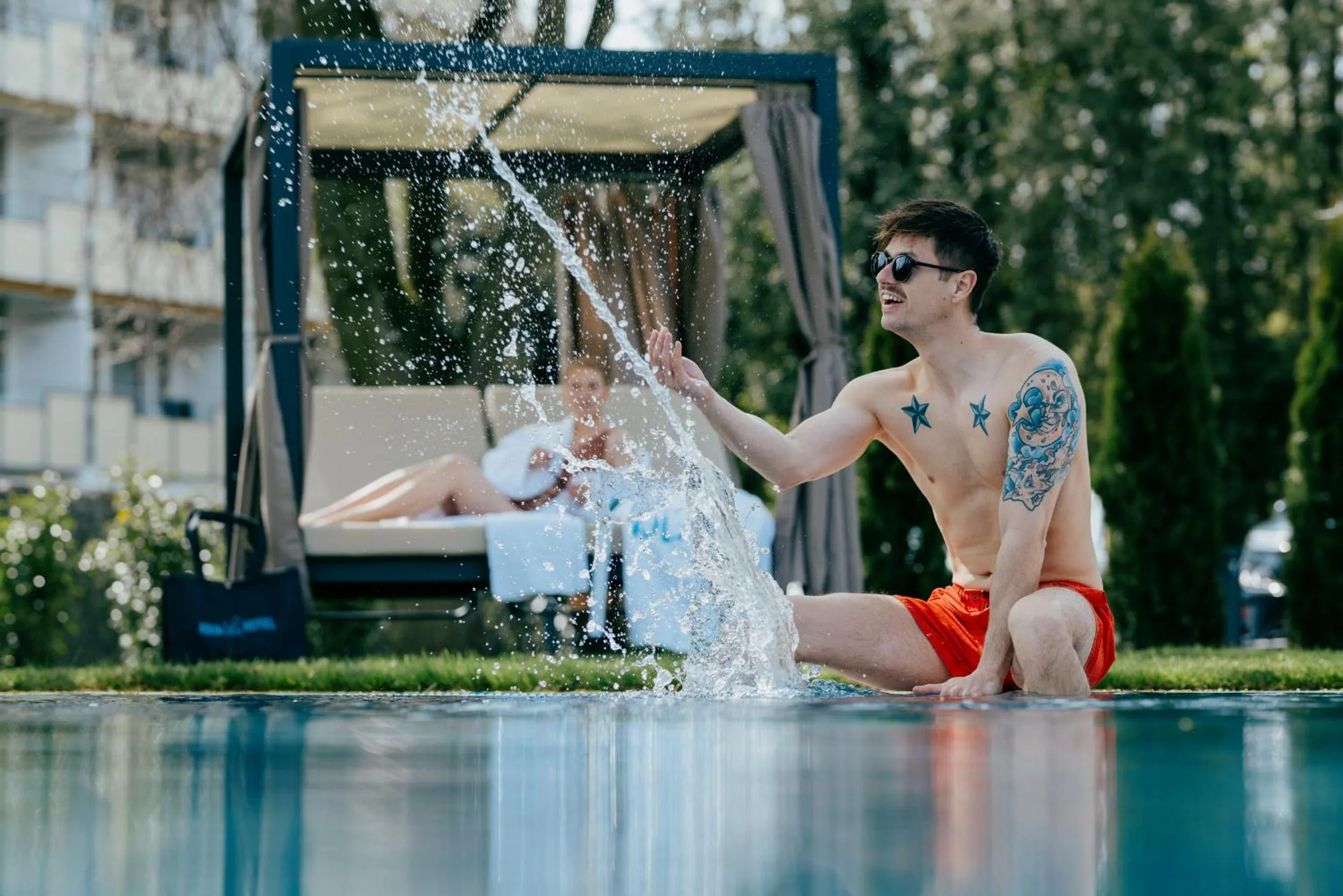 Spring in Aqua Blu Hotel