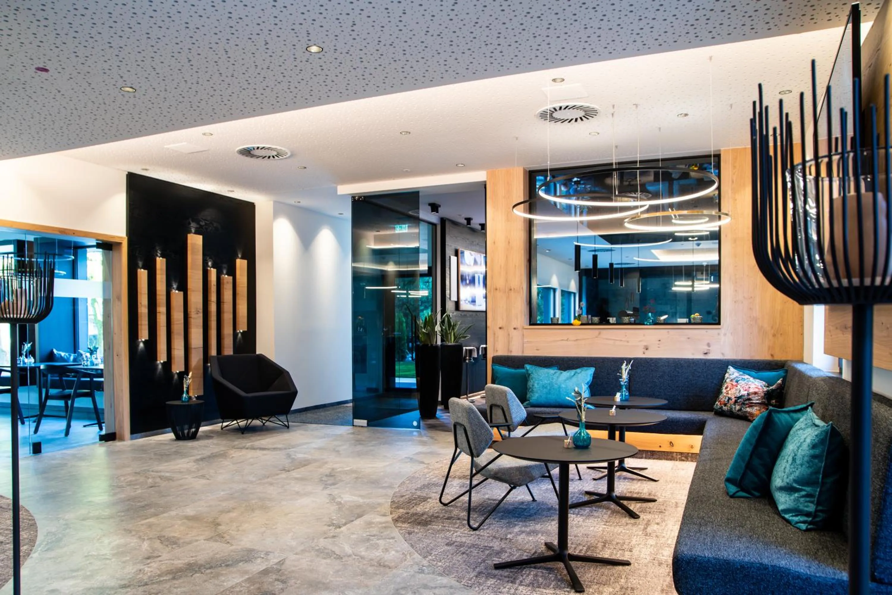 Lobby or reception in Aqua Blu Hotel