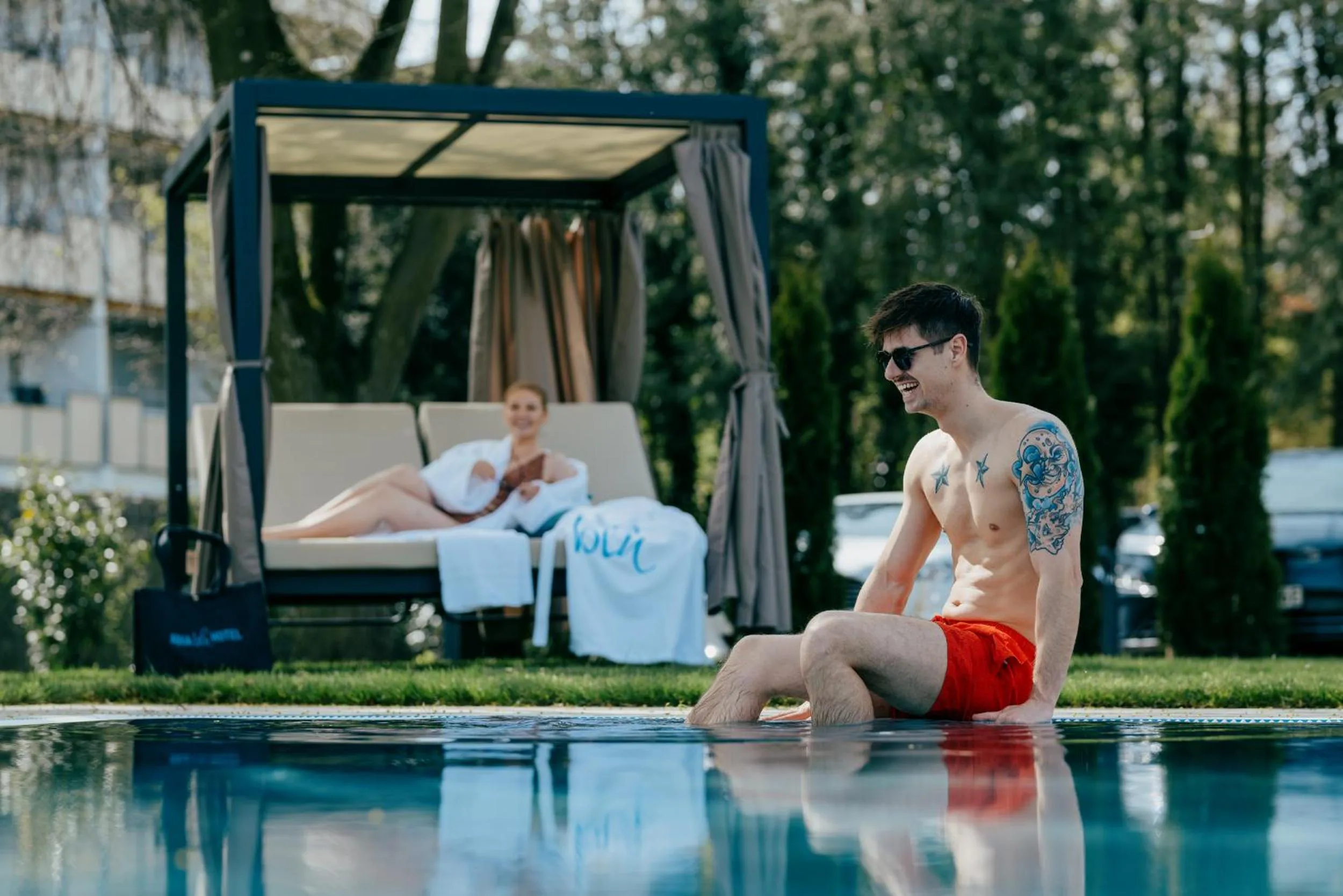 Day in Aqua Blu Hotel