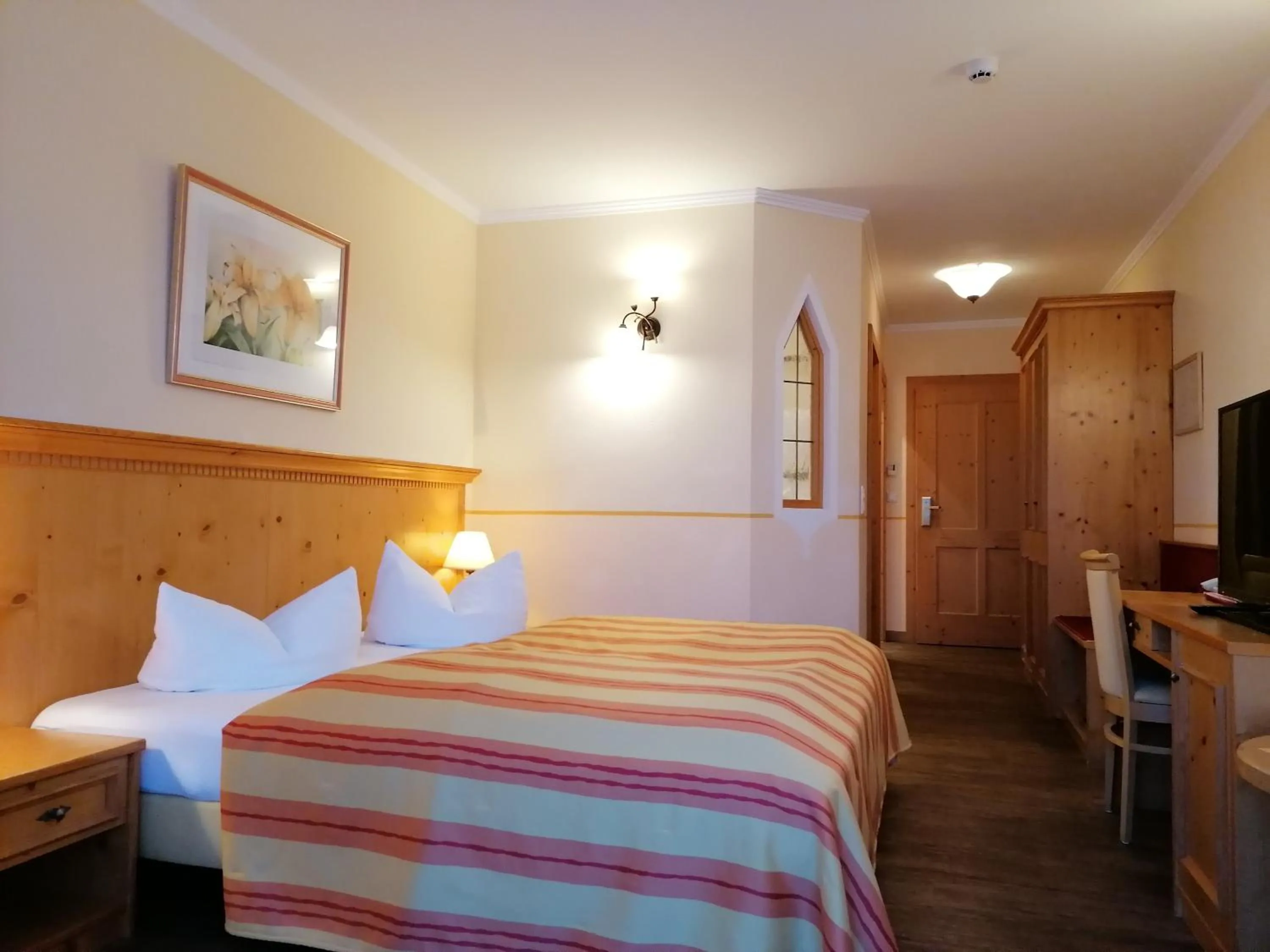 Bed in Hotel Sportalm