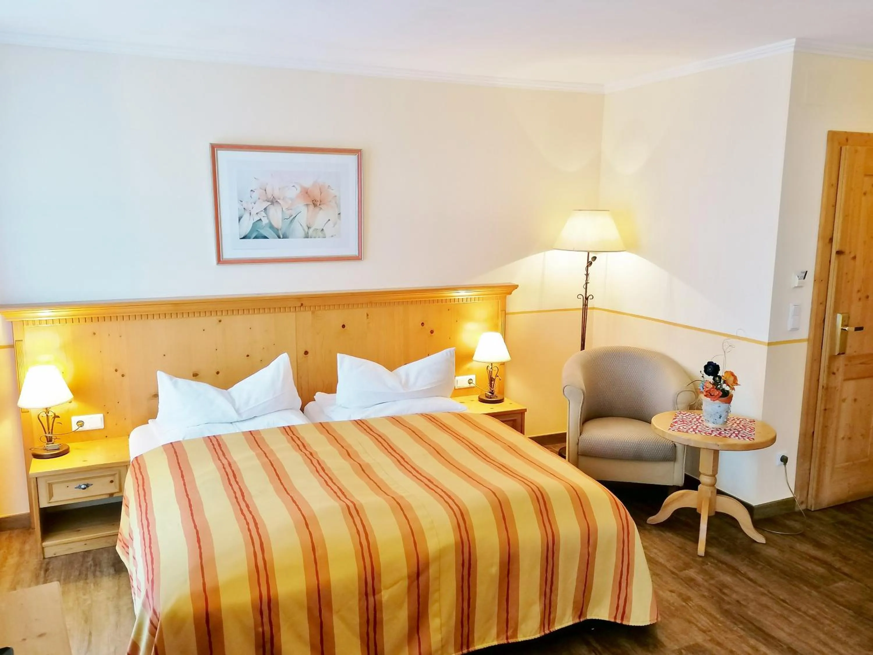 Bed in Hotel Sportalm