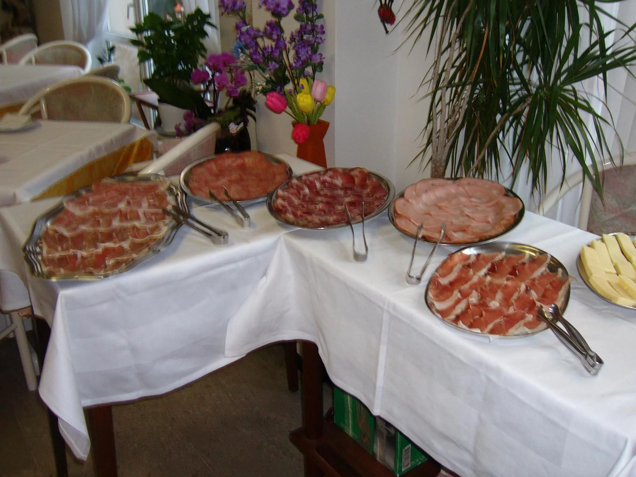 Food in Hotel Villa Carla