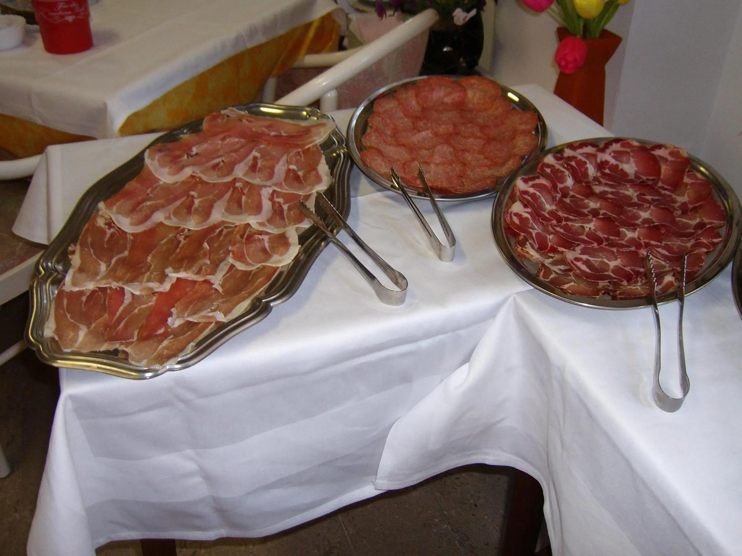 Food in Hotel Villa Carla