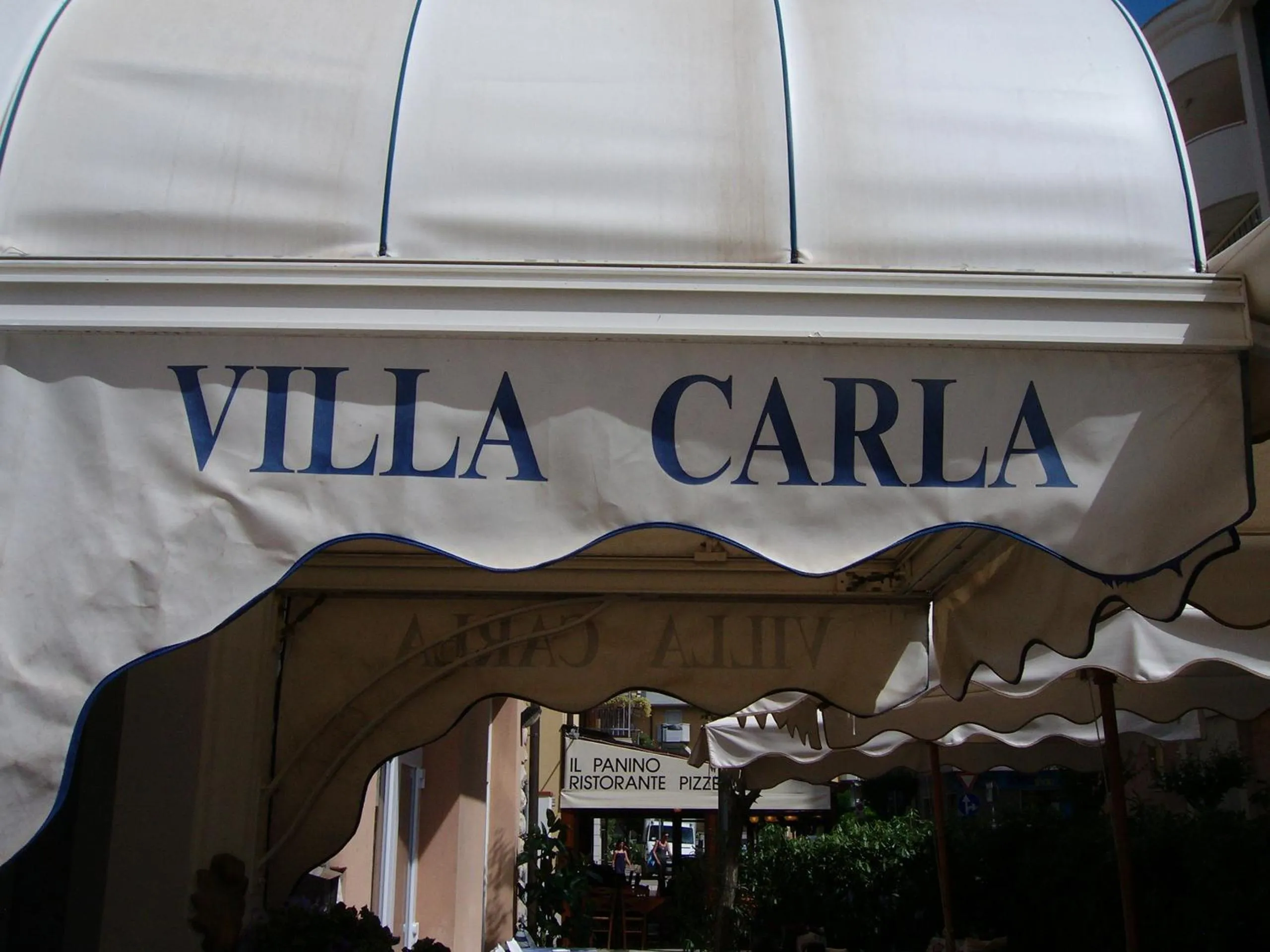 Decorative detail in Hotel Villa Carla