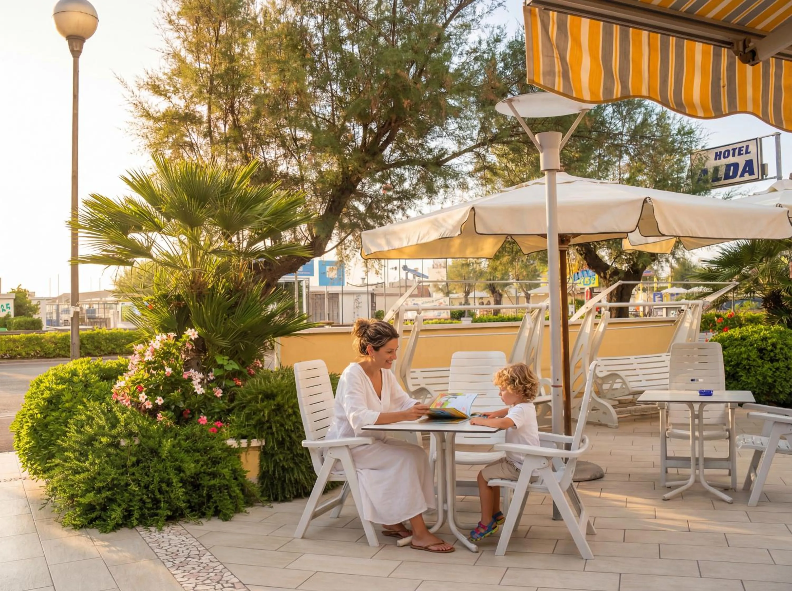 Garden in Hotel Alda