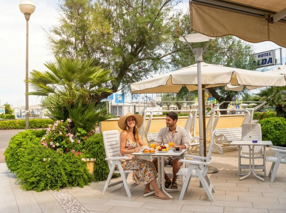 Garden in Hotel Alda