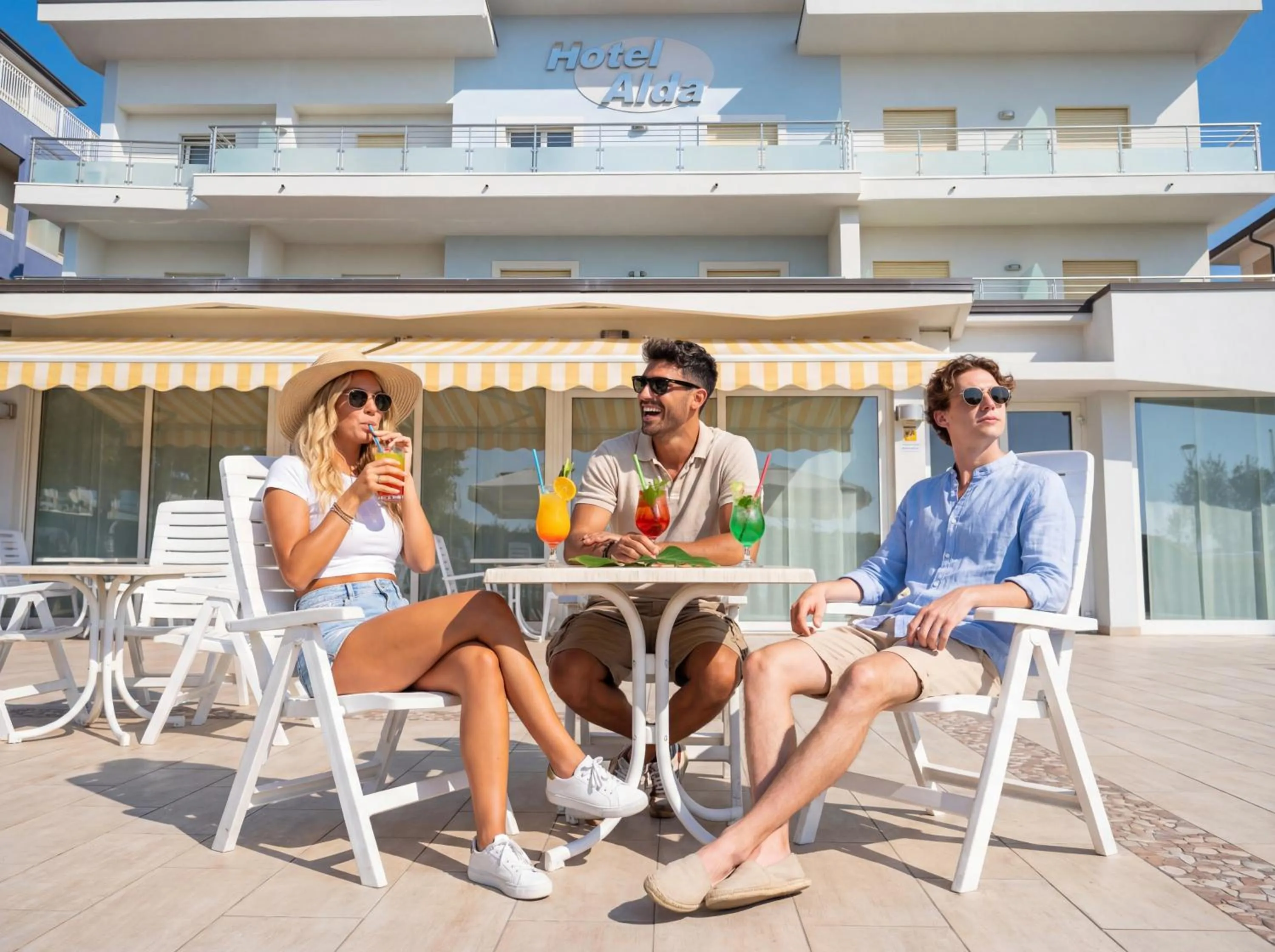 Garden in Hotel Alda