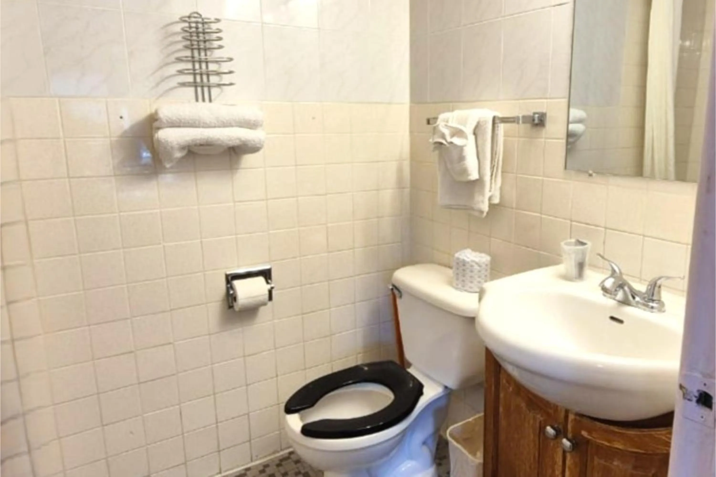 Bathroom in Motel Edgebrook Chicago North Shore By Oyo