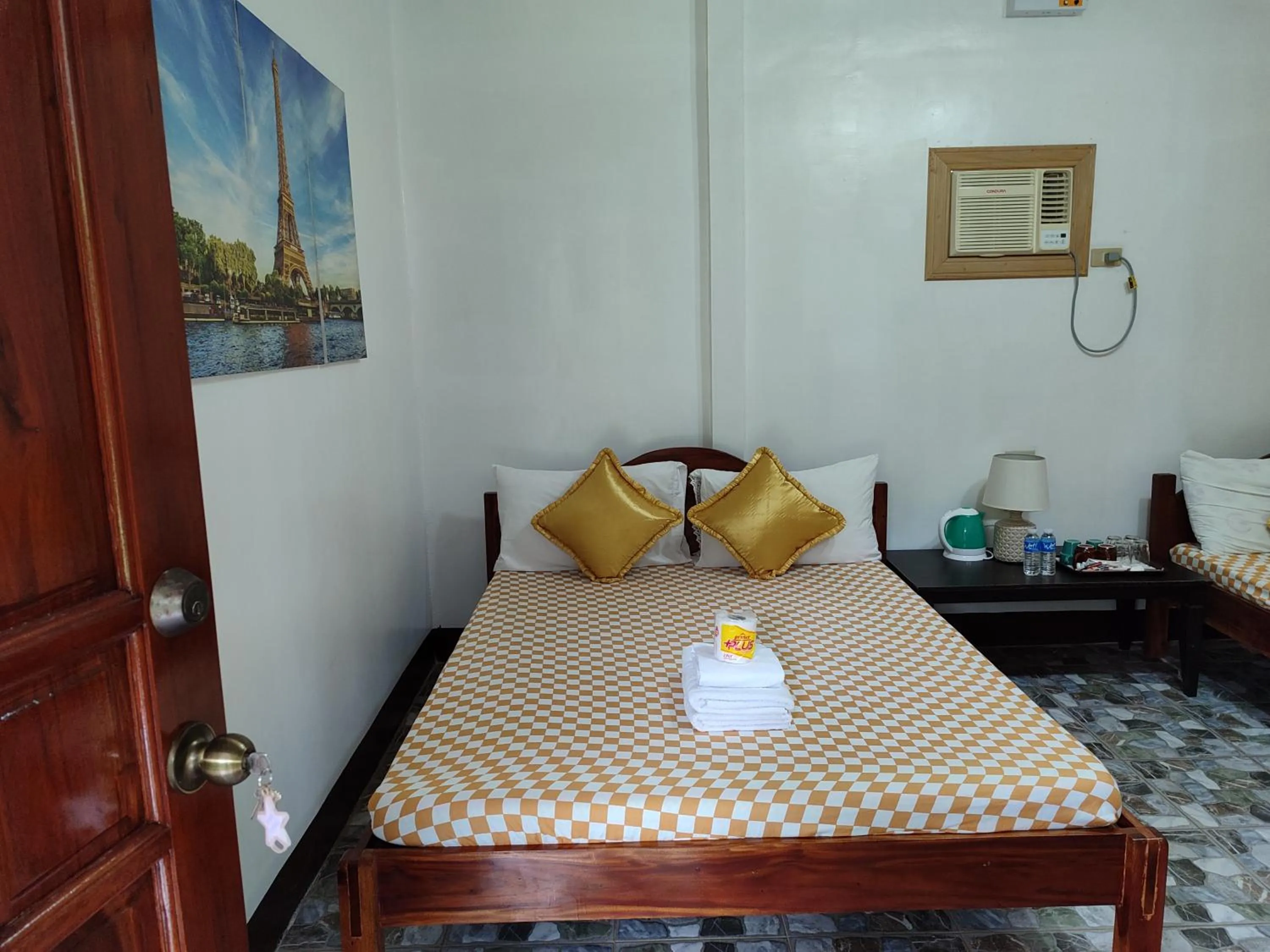 Bed in E&N Paradise Island Resort