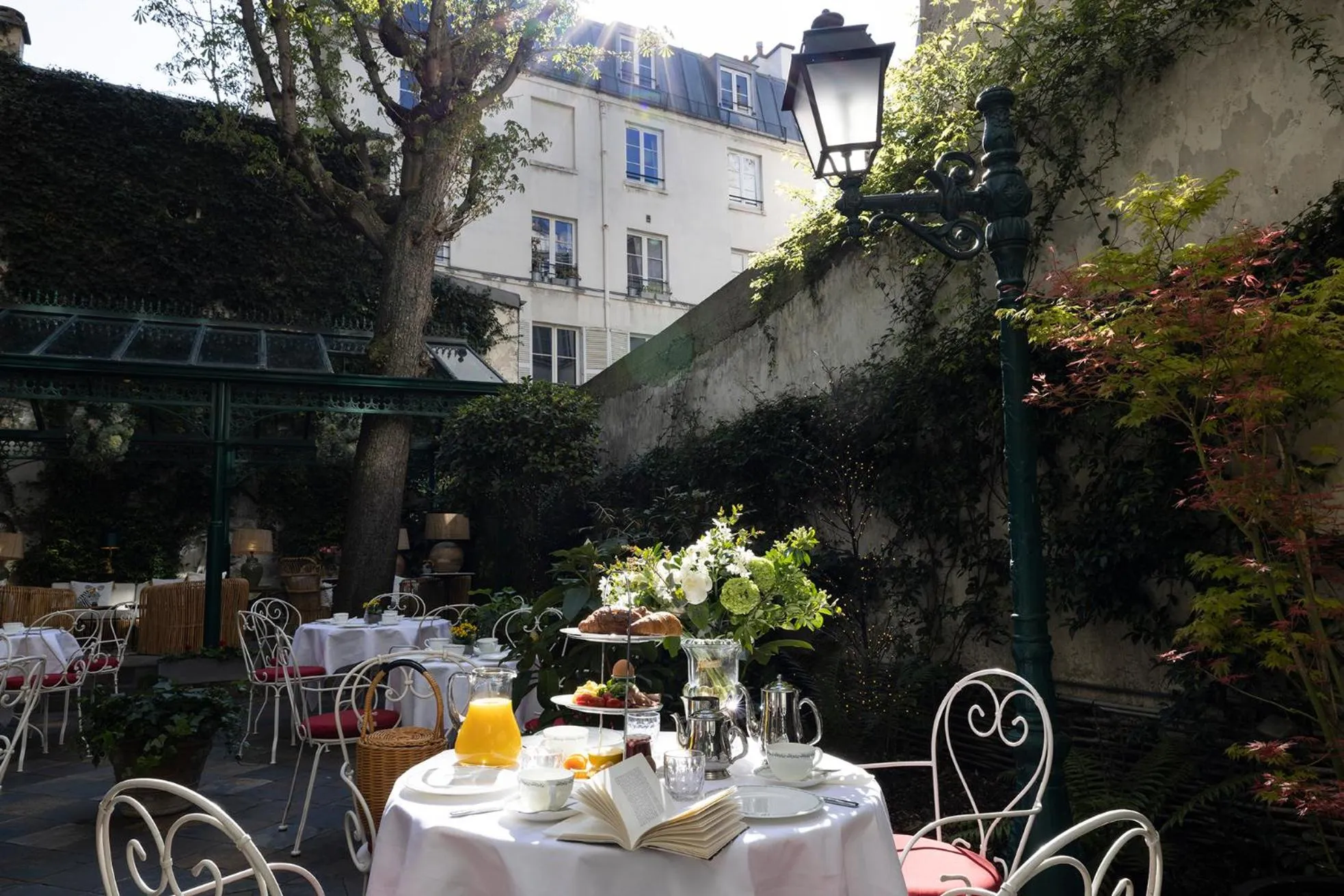 Garden in Hôtel Des Marronniers