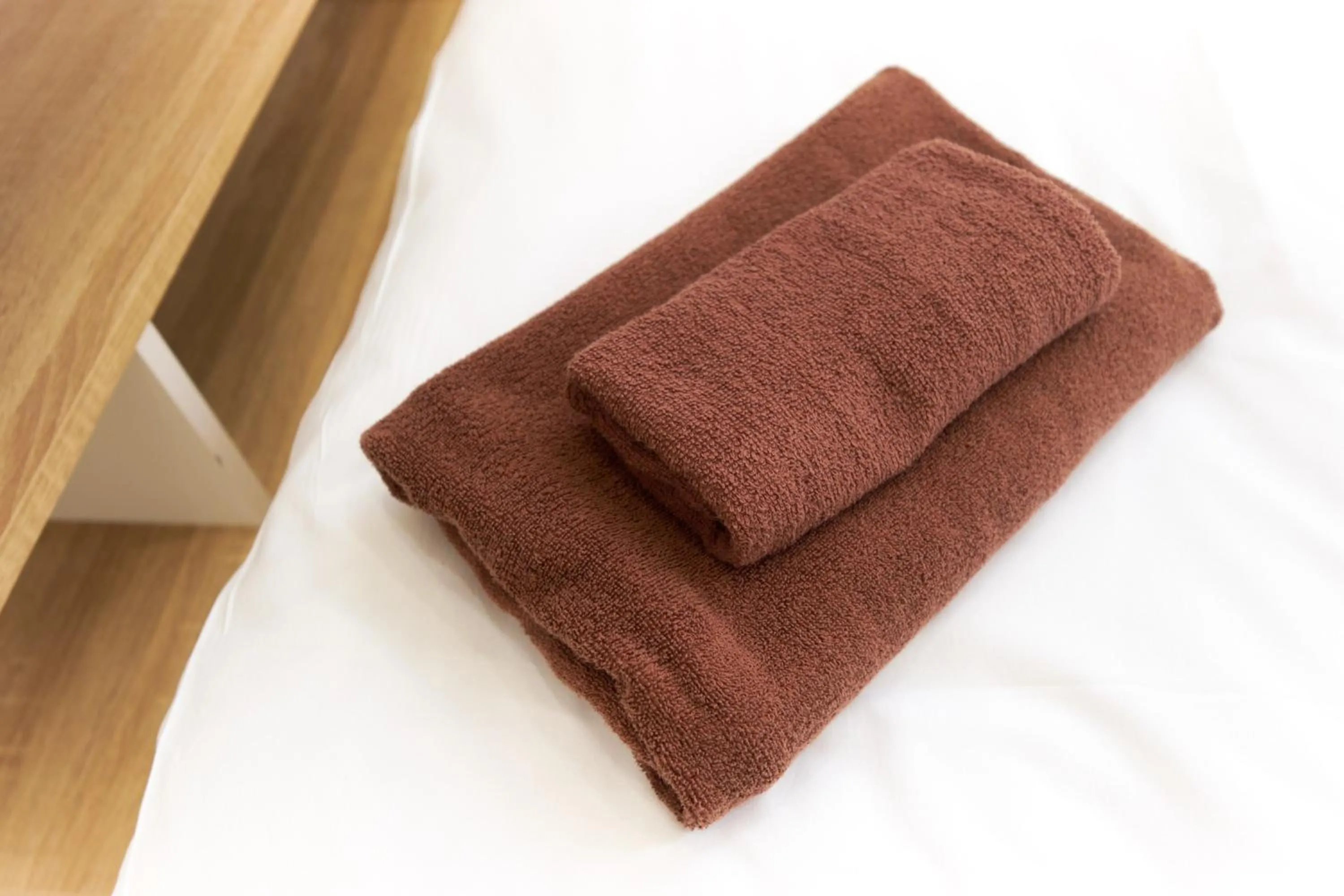 towels in Nano North Shinjuku Apartment by Tranova