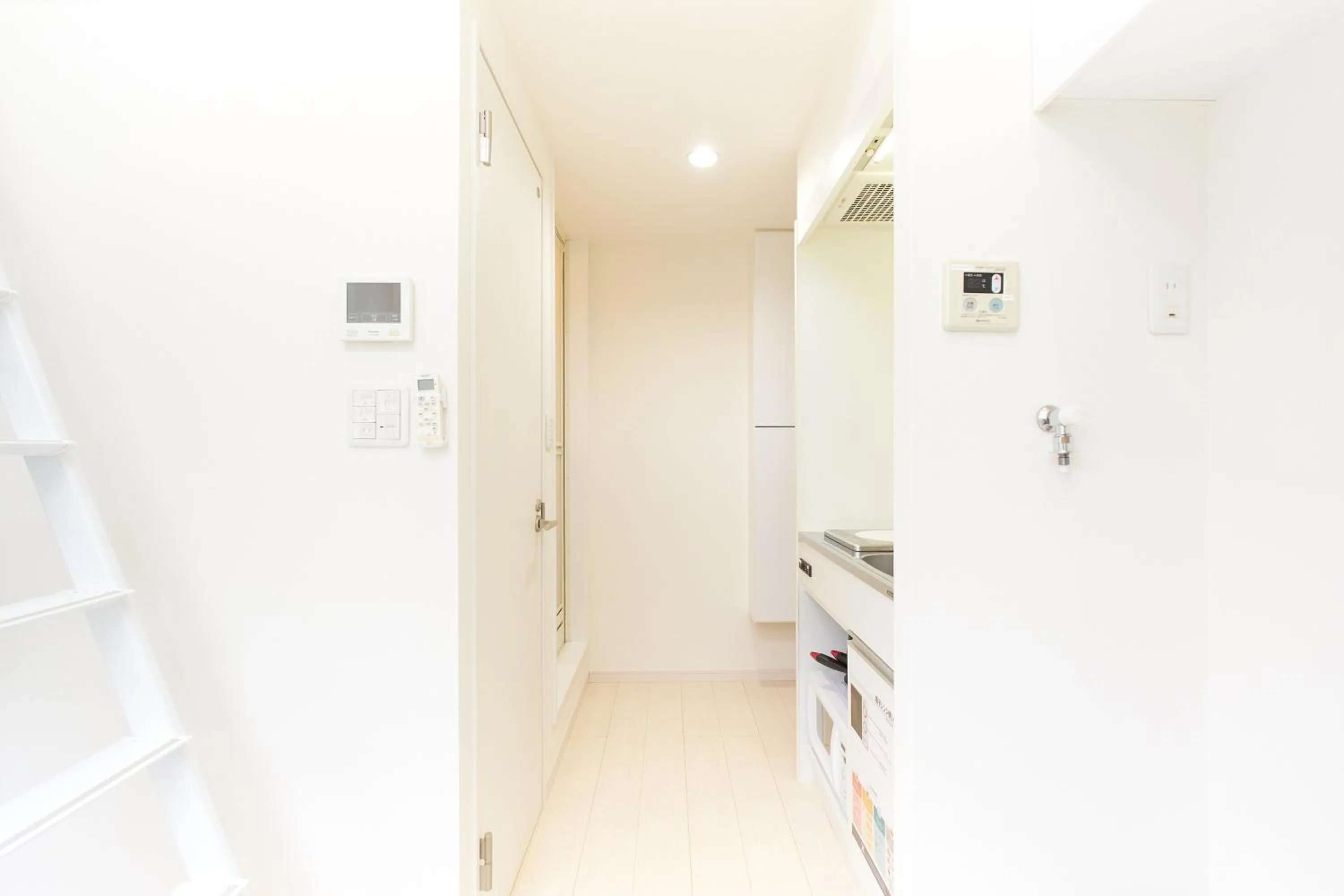 Kitchen or kitchenette in Nano North Shinjuku Apartment by Tranova