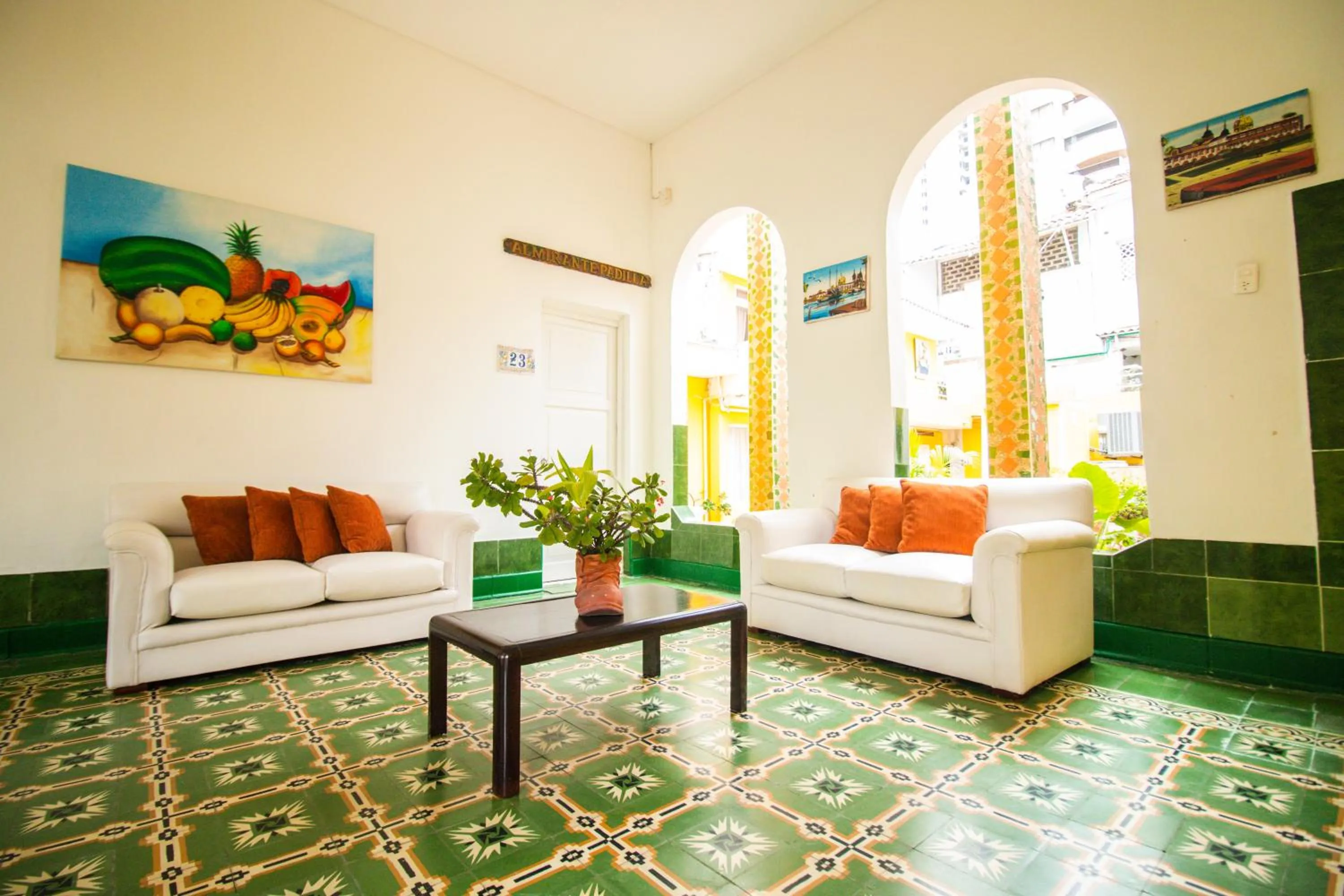 Communal lounge/ TV room in Hotel Balcones de Bocagrande