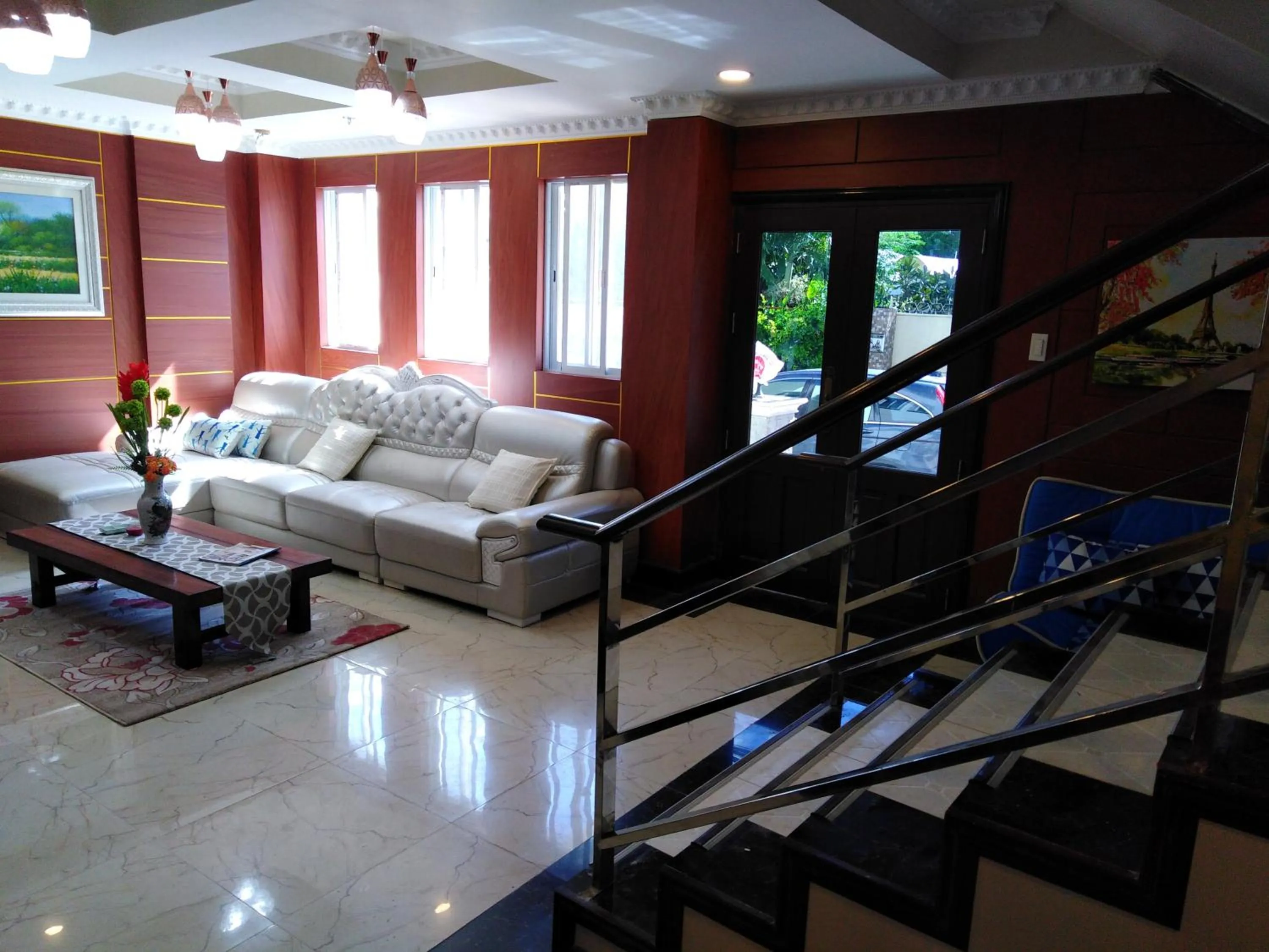 Lobby or reception in Venezia Suites Hotel Iloilo