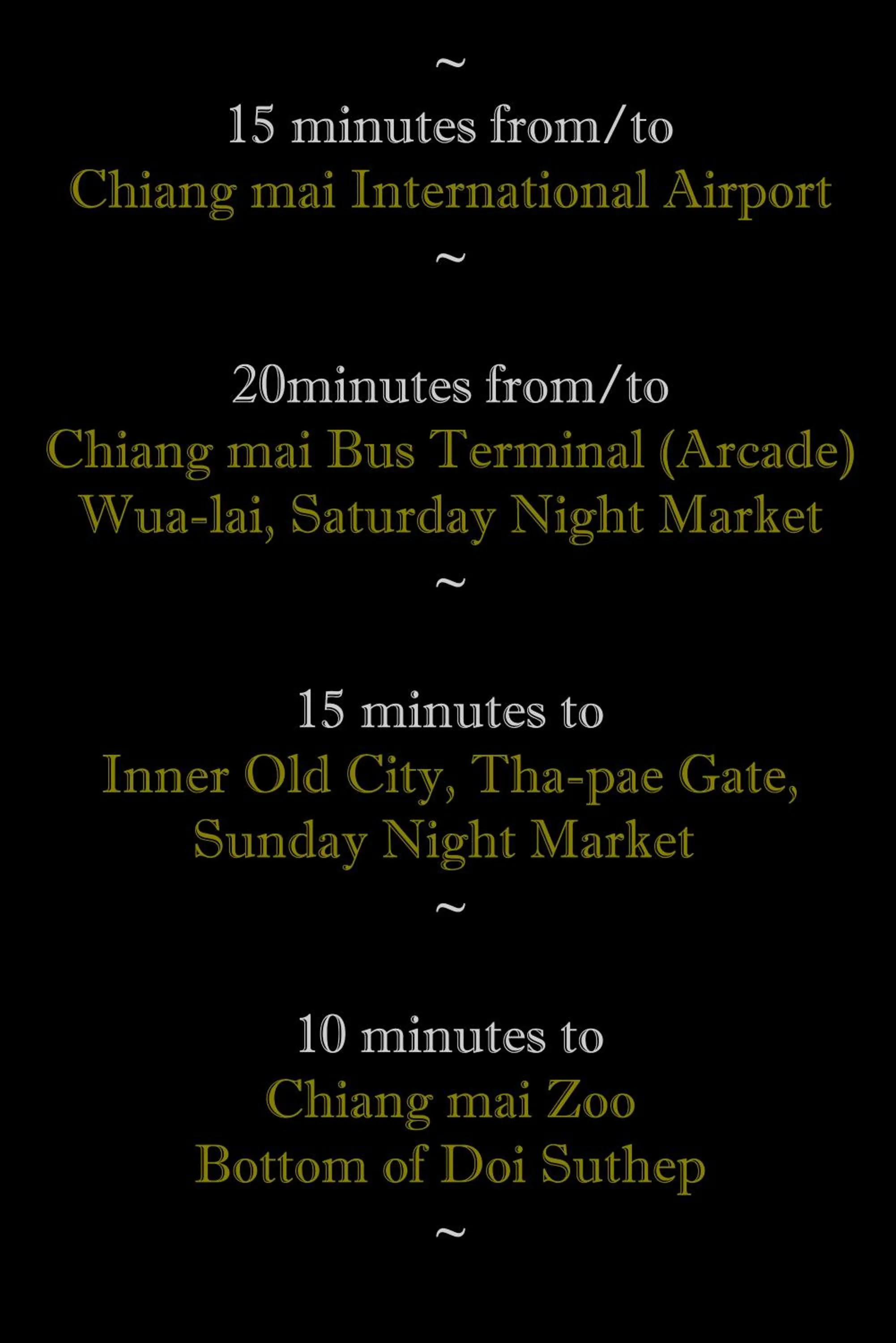 Logo/Certificate/Sign in Stay in Style at Nimman R316