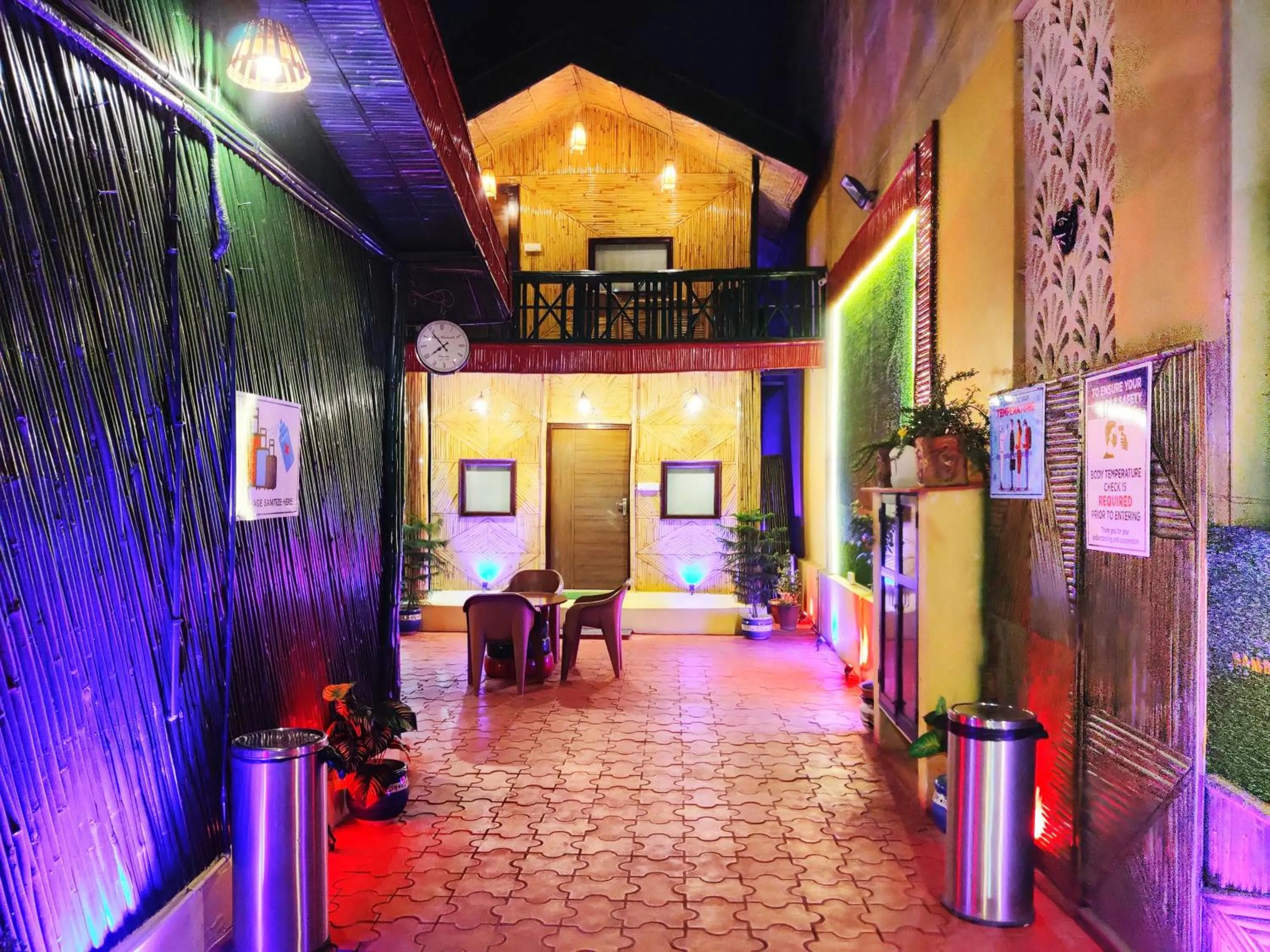 Facade/entrance in Hotel Bamboo Castle