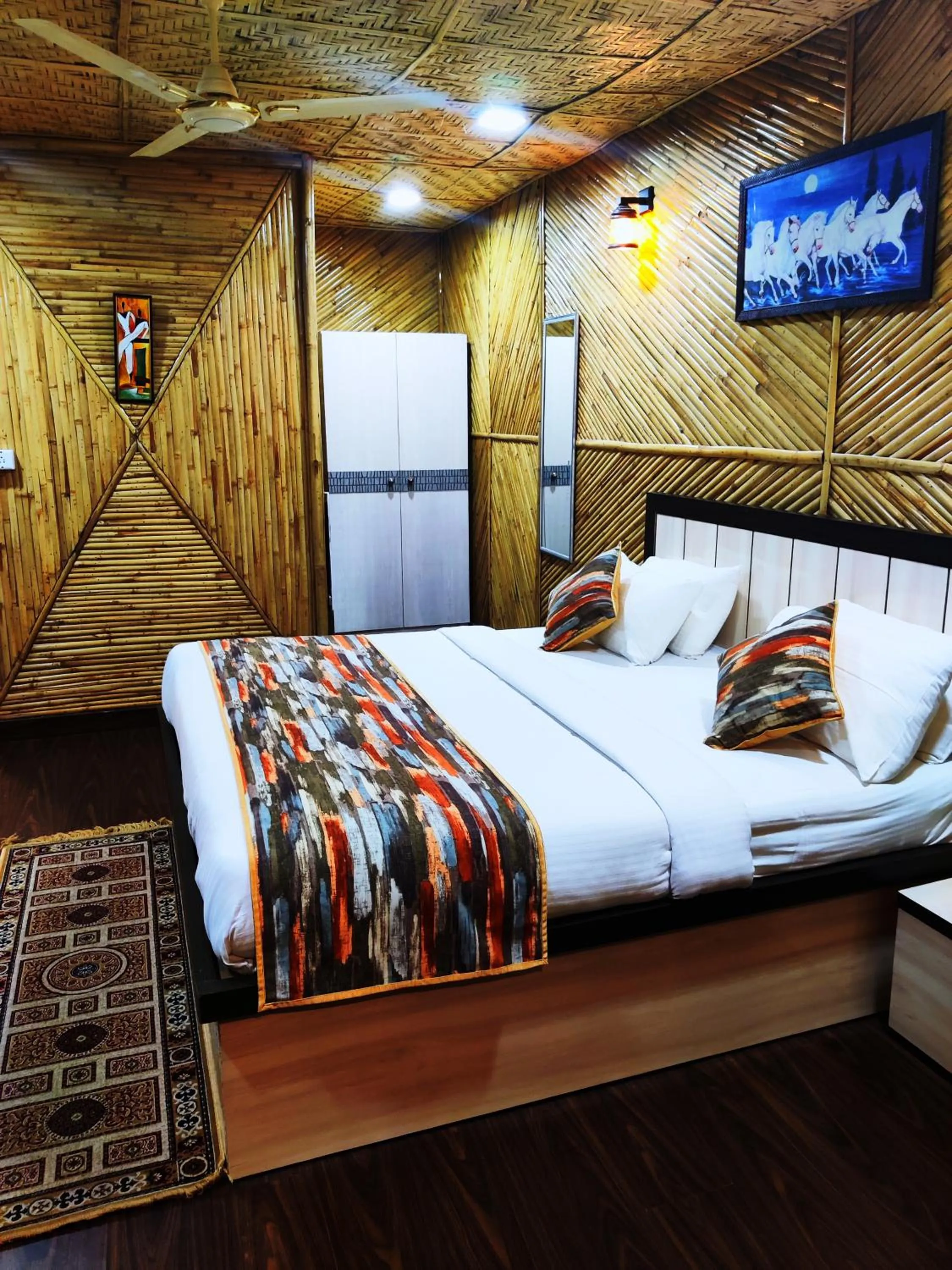 Bedroom in Hotel Bamboo Castle