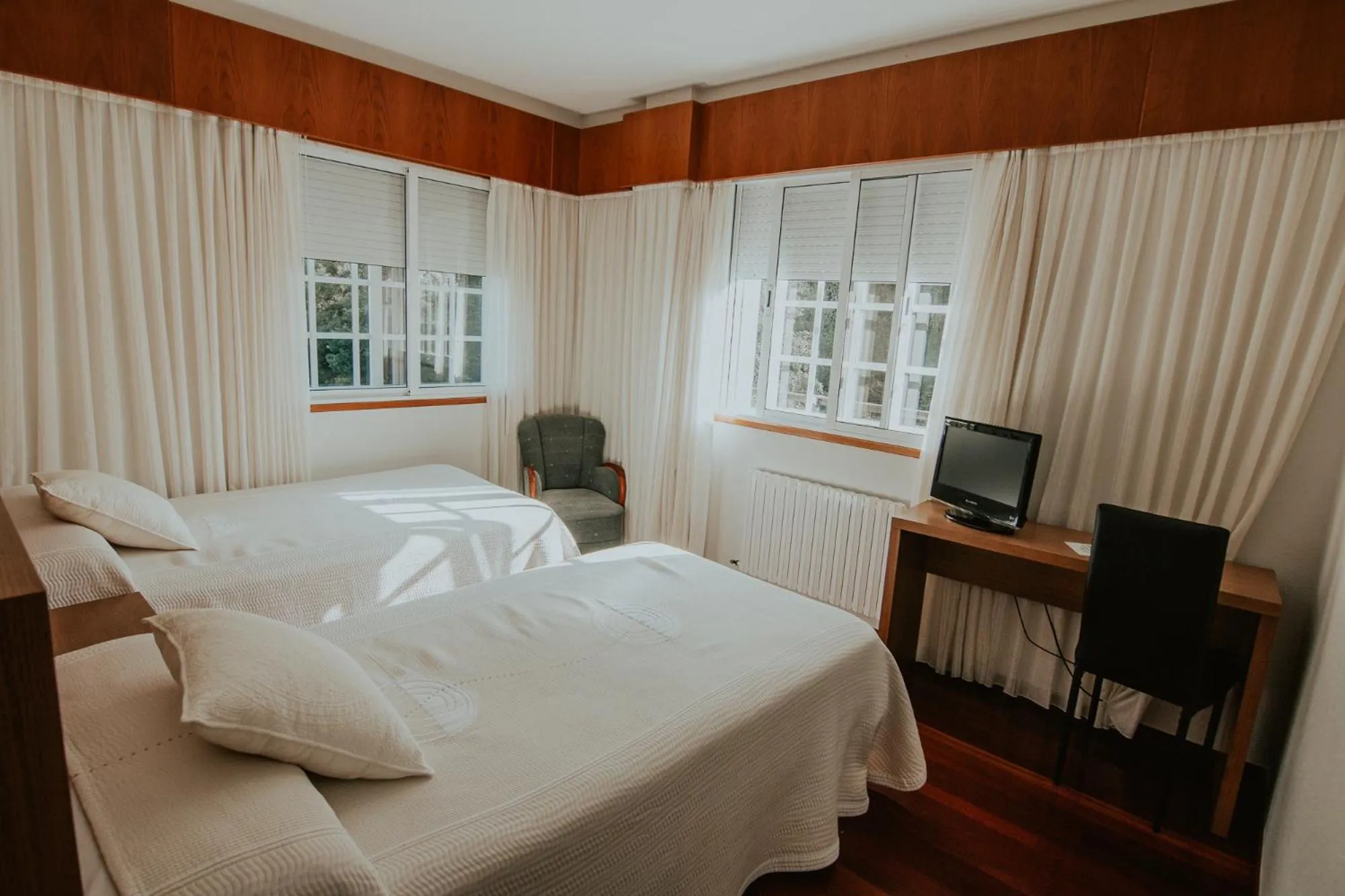 Bed in Hotel A Veiga