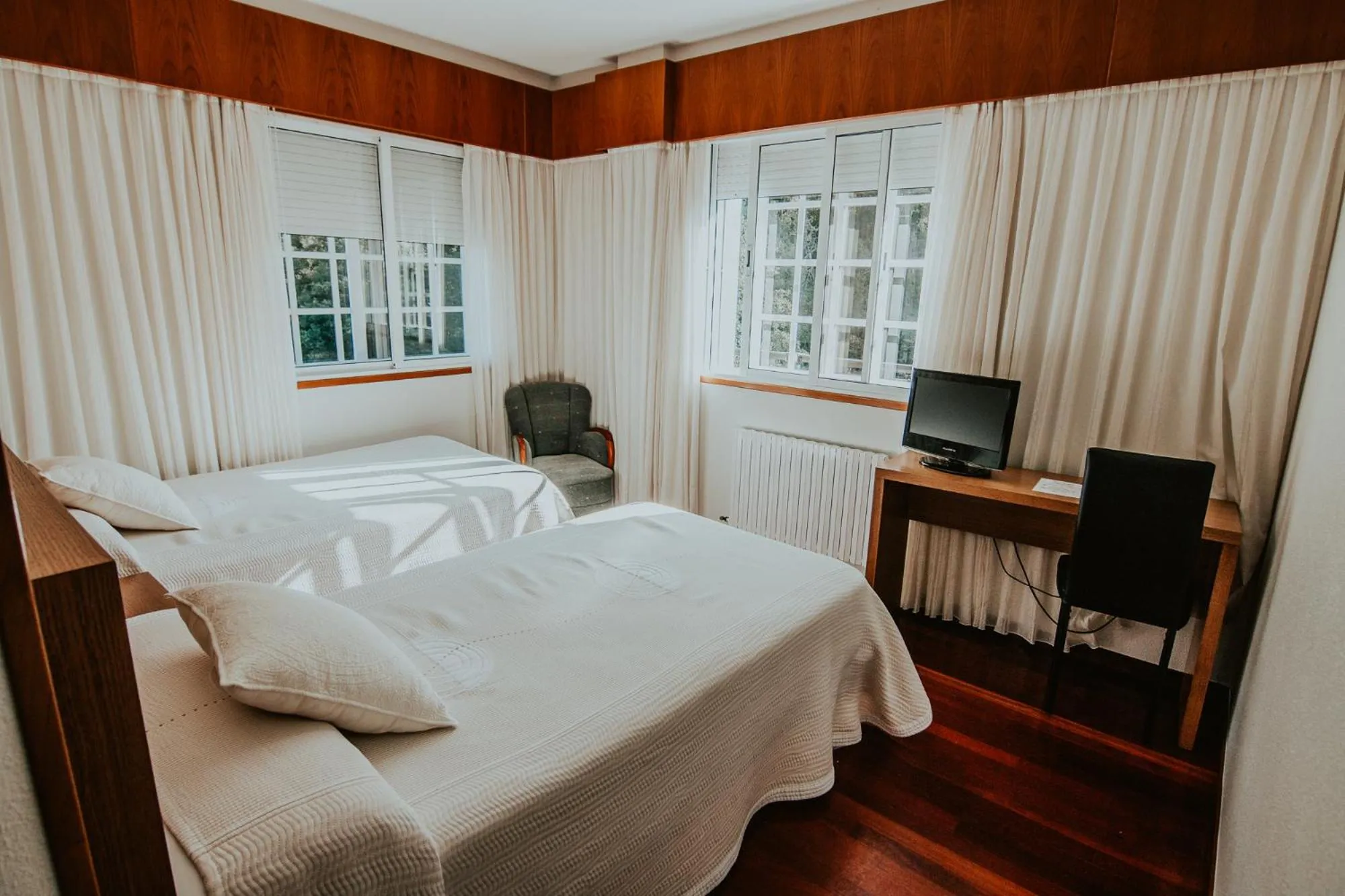 Bed in Hotel A Veiga