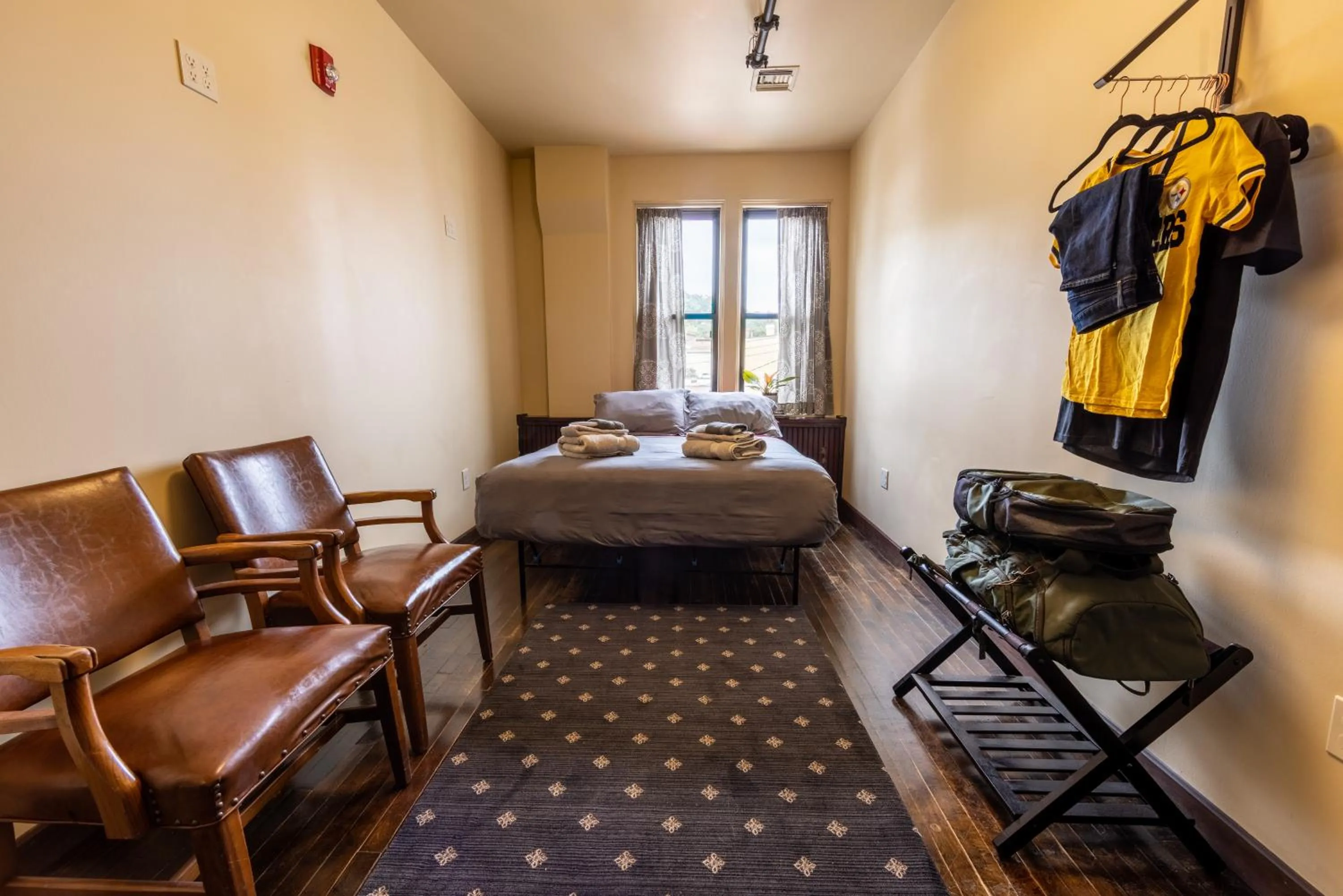 Bed in Traveler's Rest Hotel