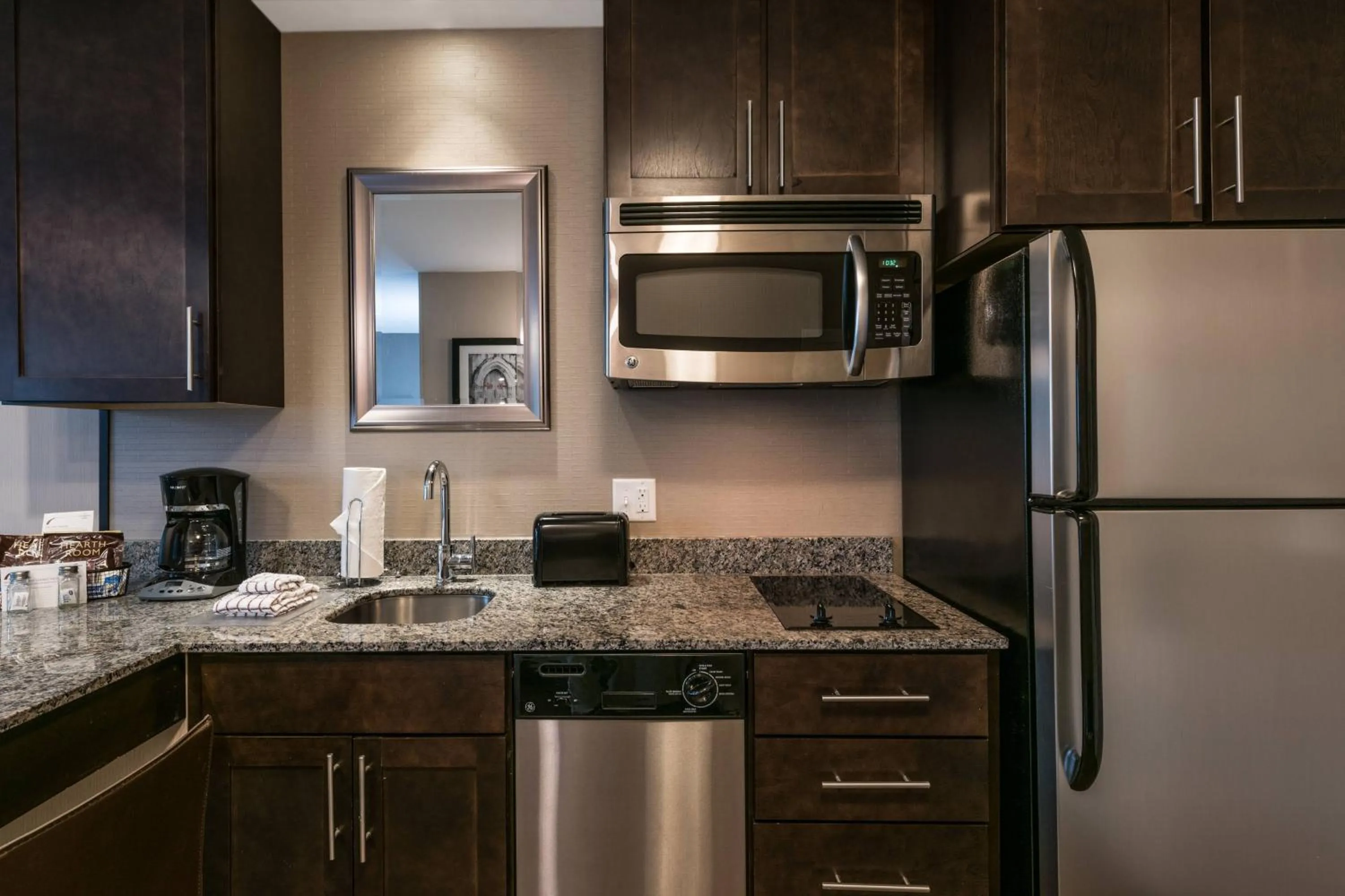 Kitchen or kitchenette in Residence Inn by Marriott Boston Needham