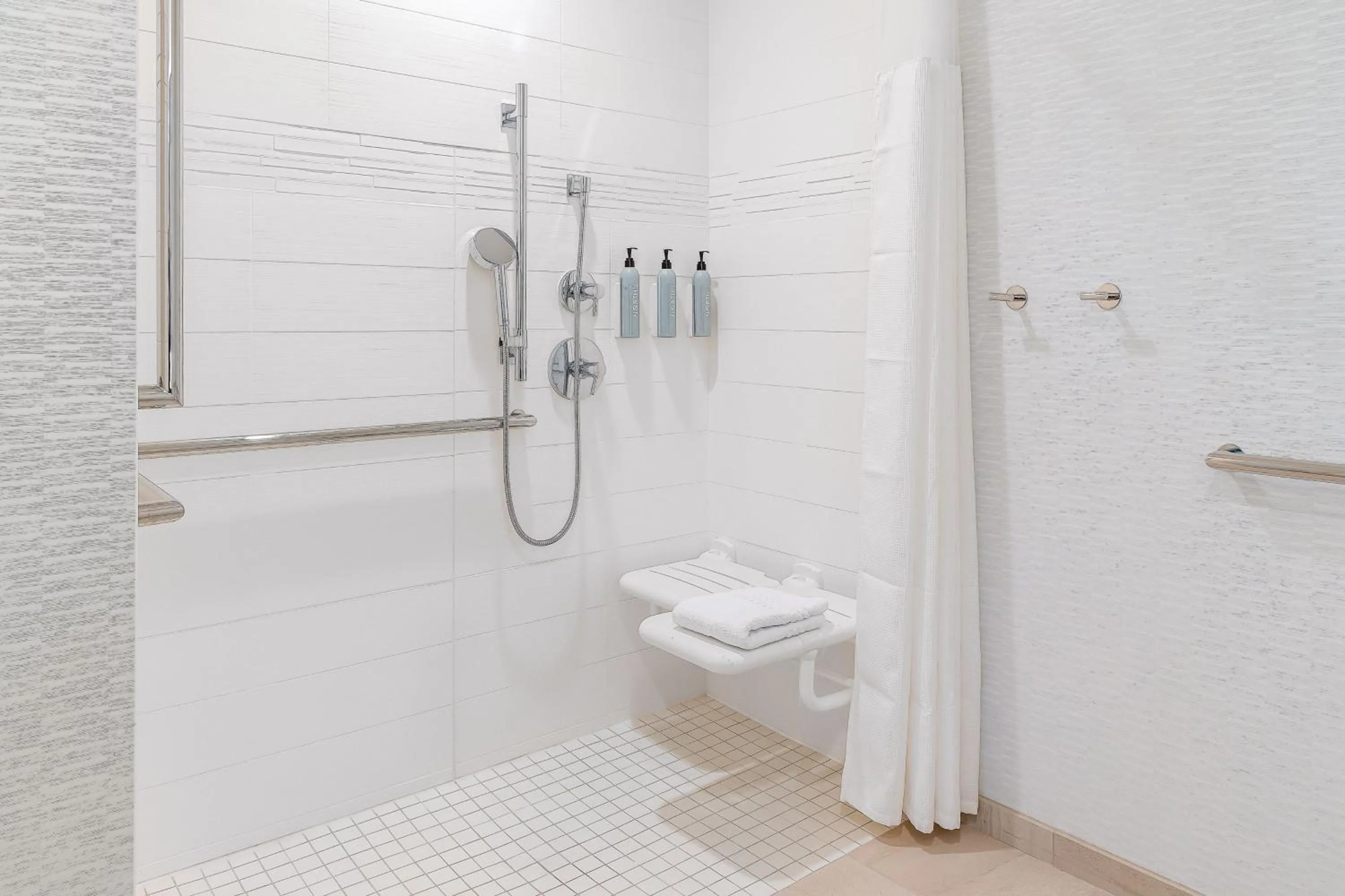 Bathroom in Residence Inn Largo Medical Center Drive