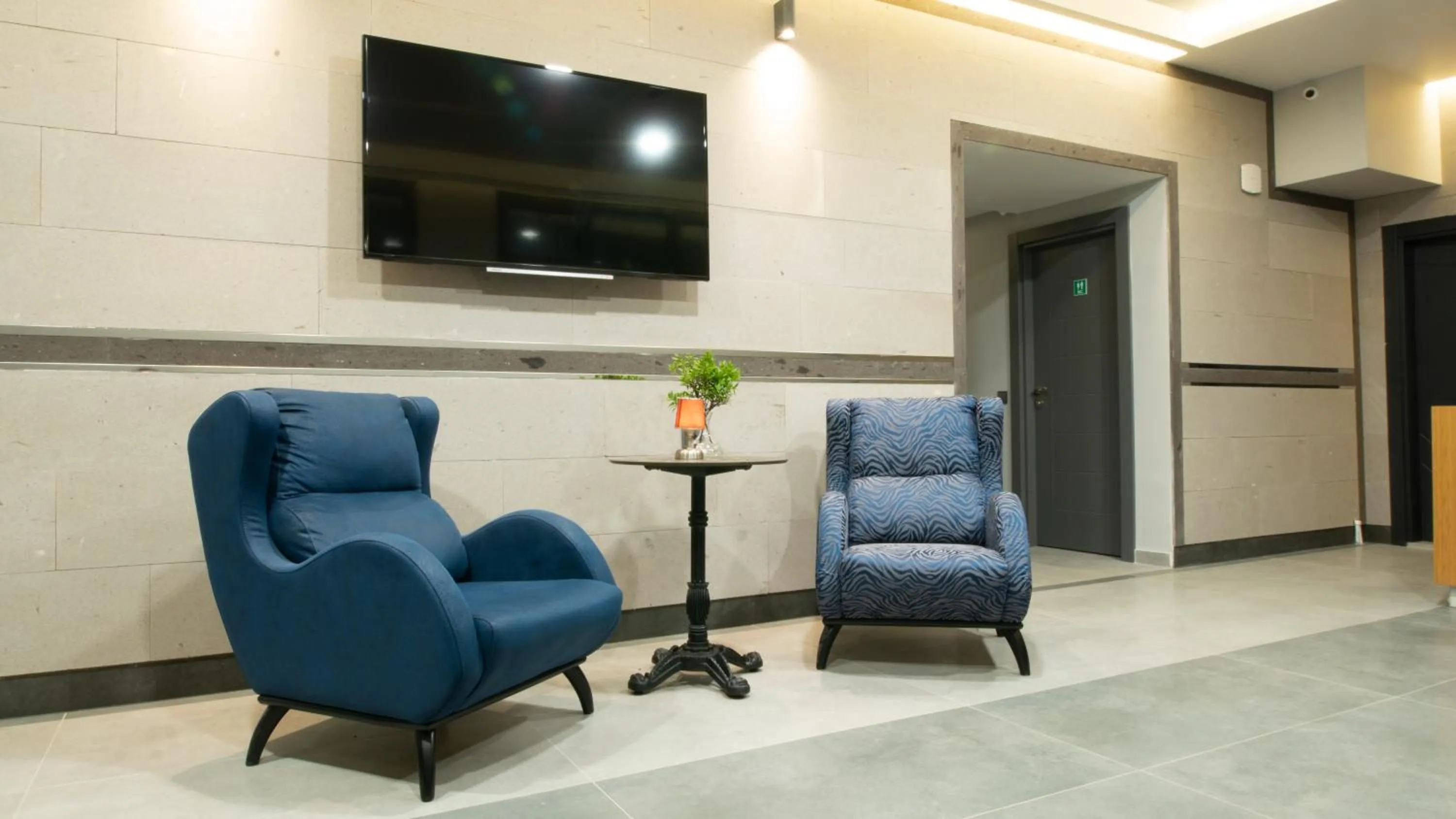 Communal lounge/ TV room in OPERA SUITES Apart Hotel