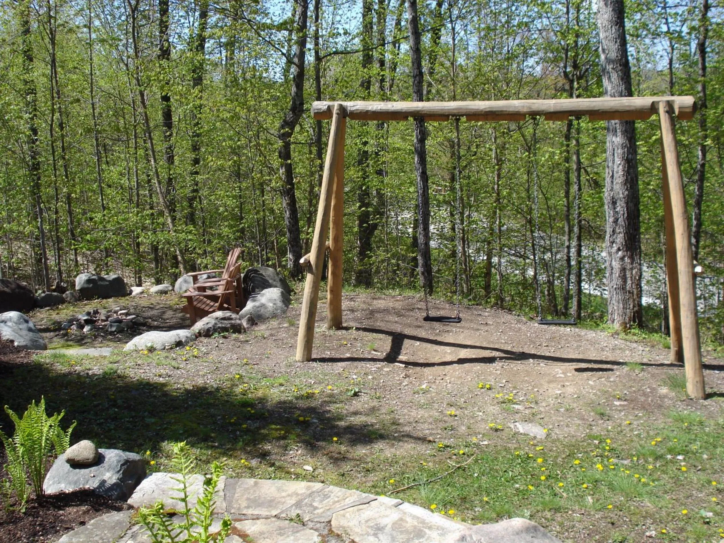 Garden in Les Falaises by Rendez-Vous Mont-Tremblant