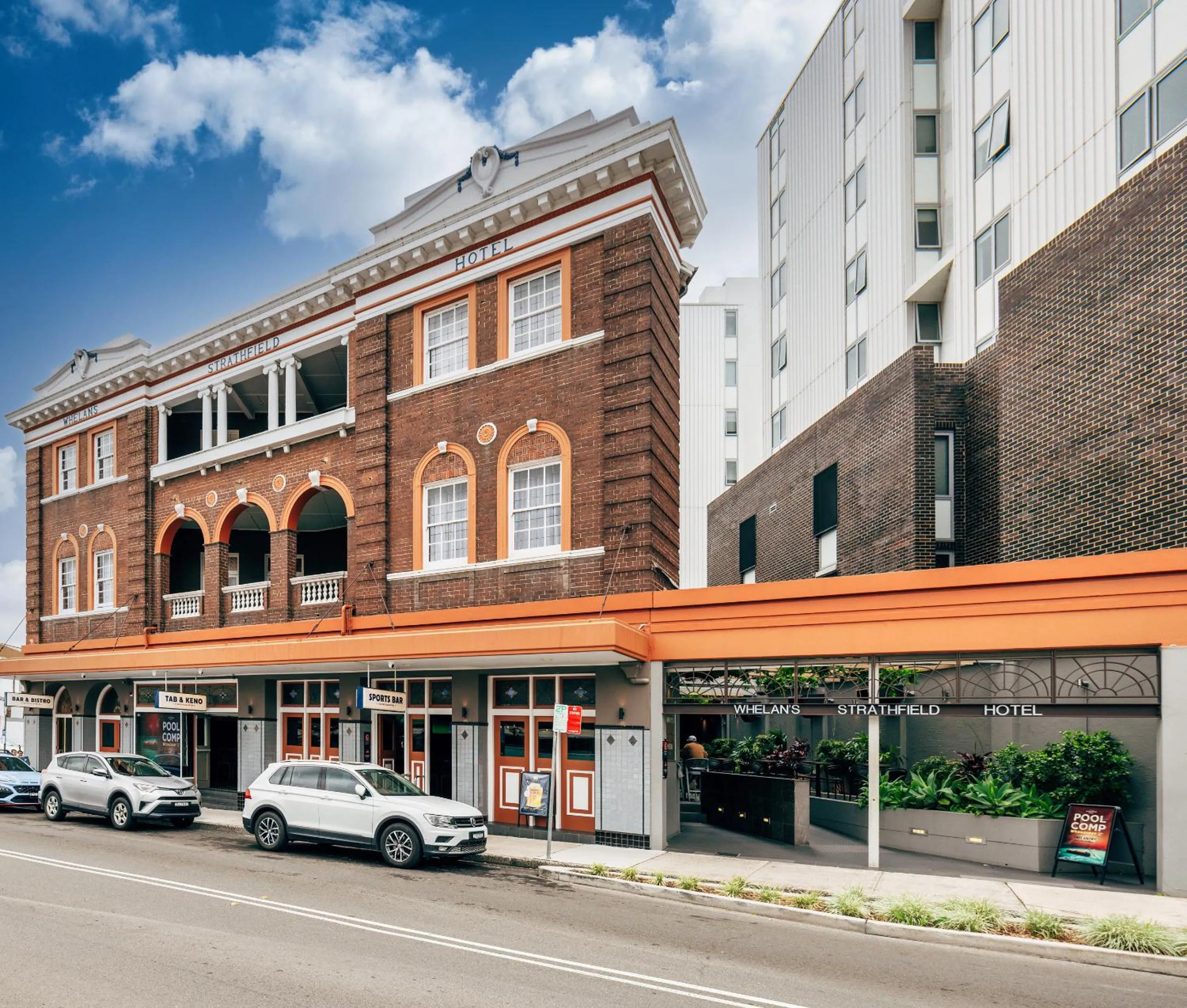 Property building in Strathfield Hotel