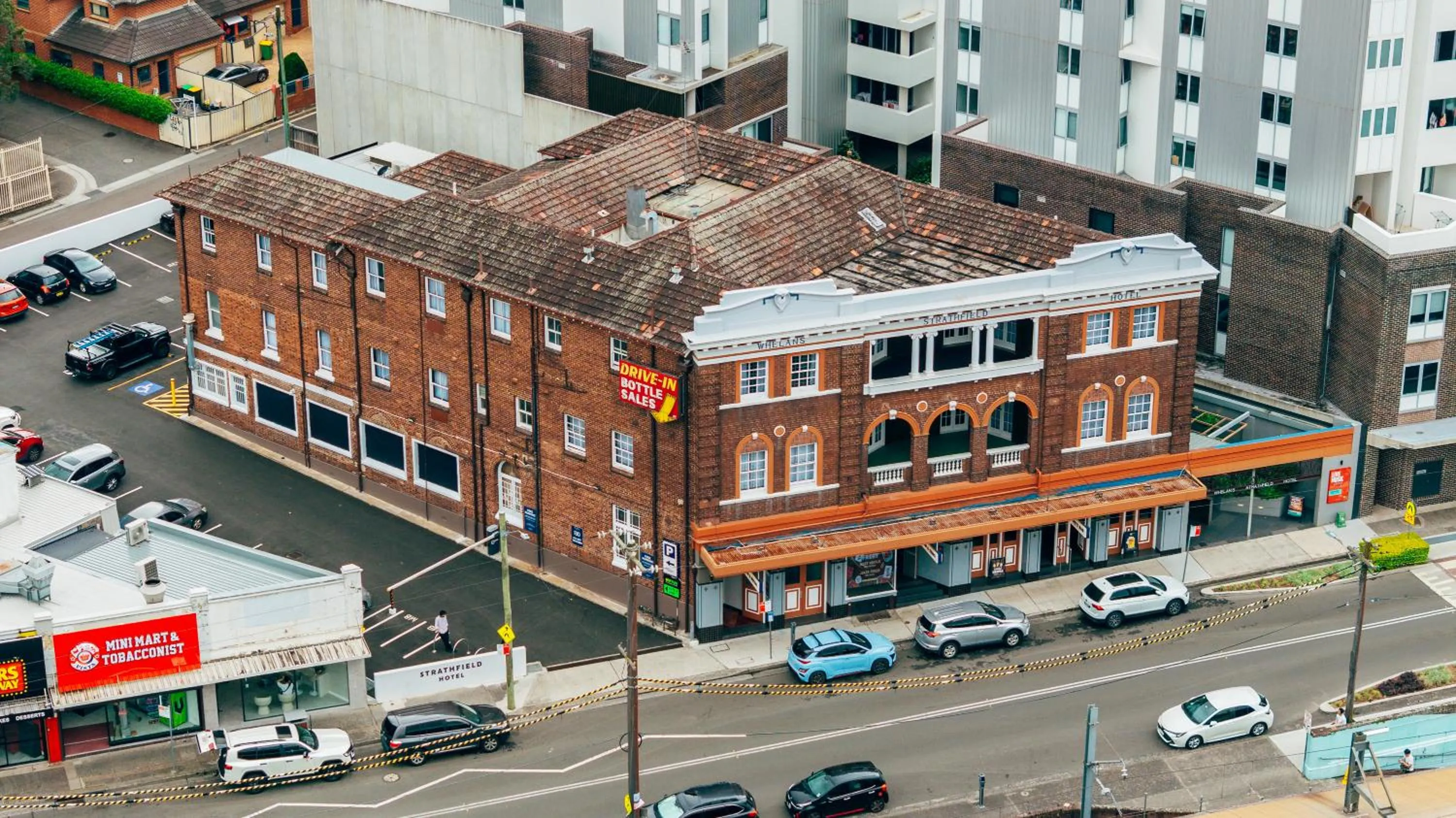 Property building in Strathfield Hotel