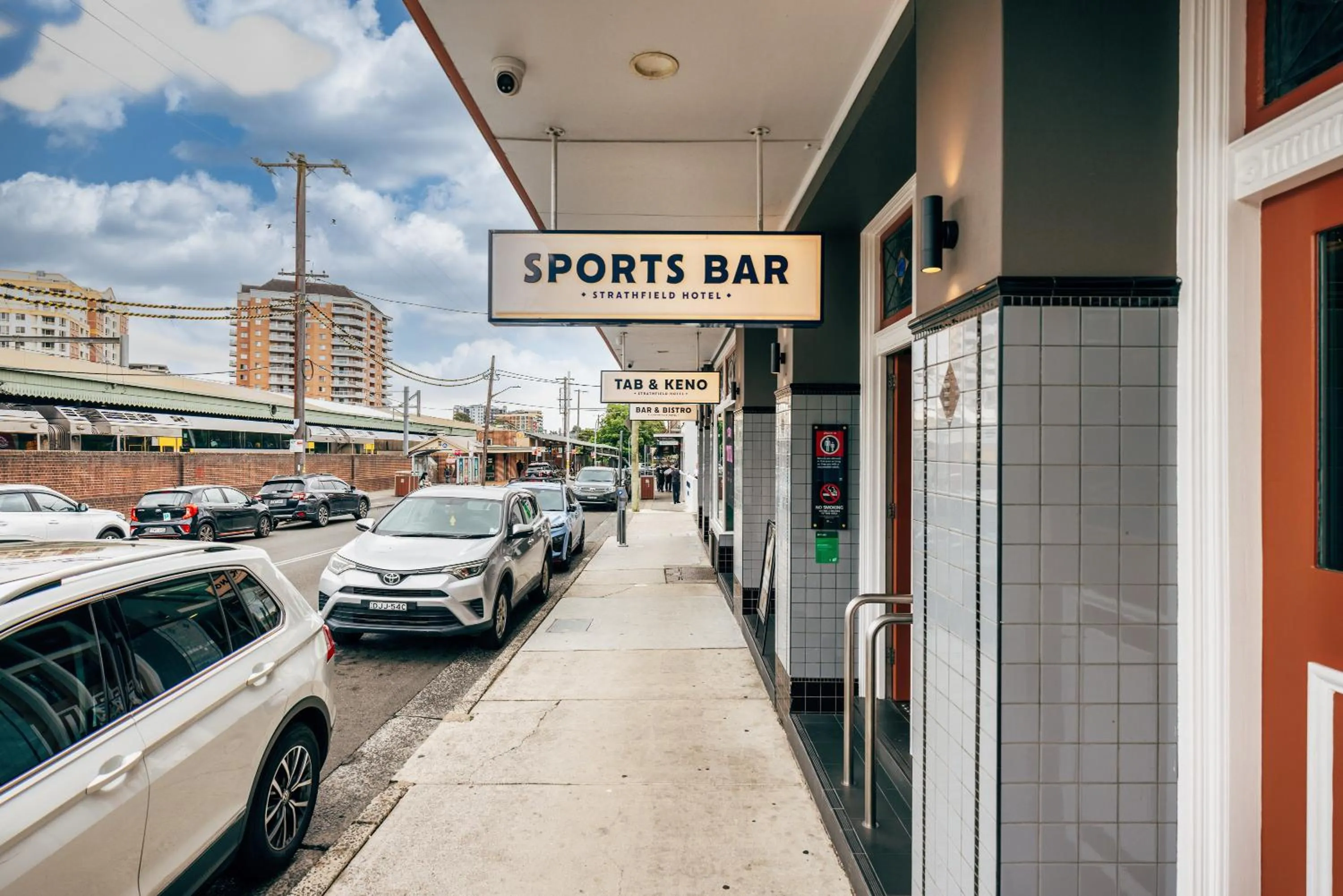 Property building in Strathfield Hotel