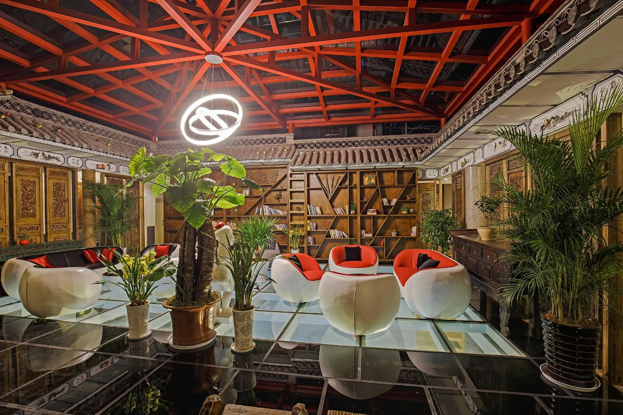 Lounge or bar in Old Story Inn Dali Ancient Town