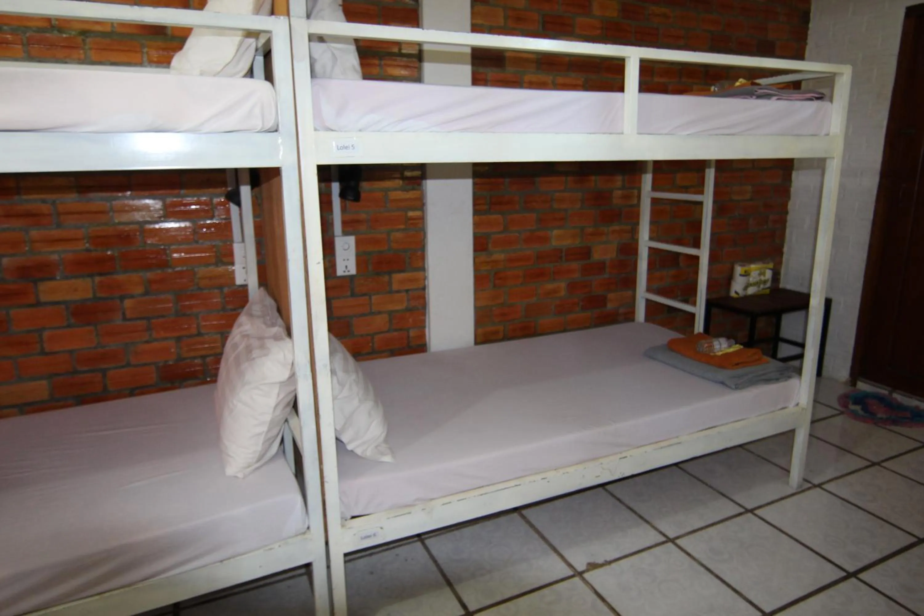 View (from property/room), Bed in Naga Angkor Hostel