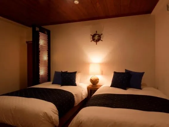 Bed in Hotel Sea Shell