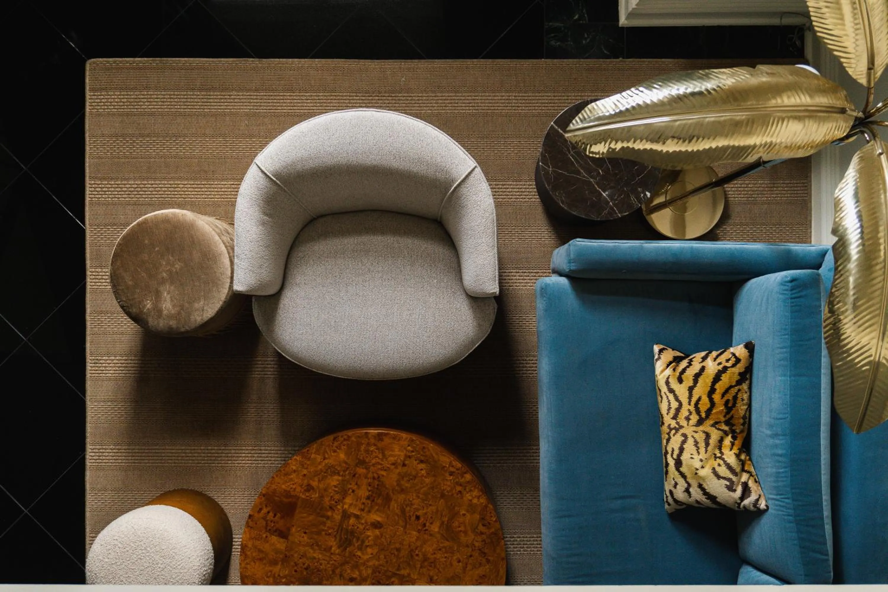 Seating area in Bourbon Orleans Hotel