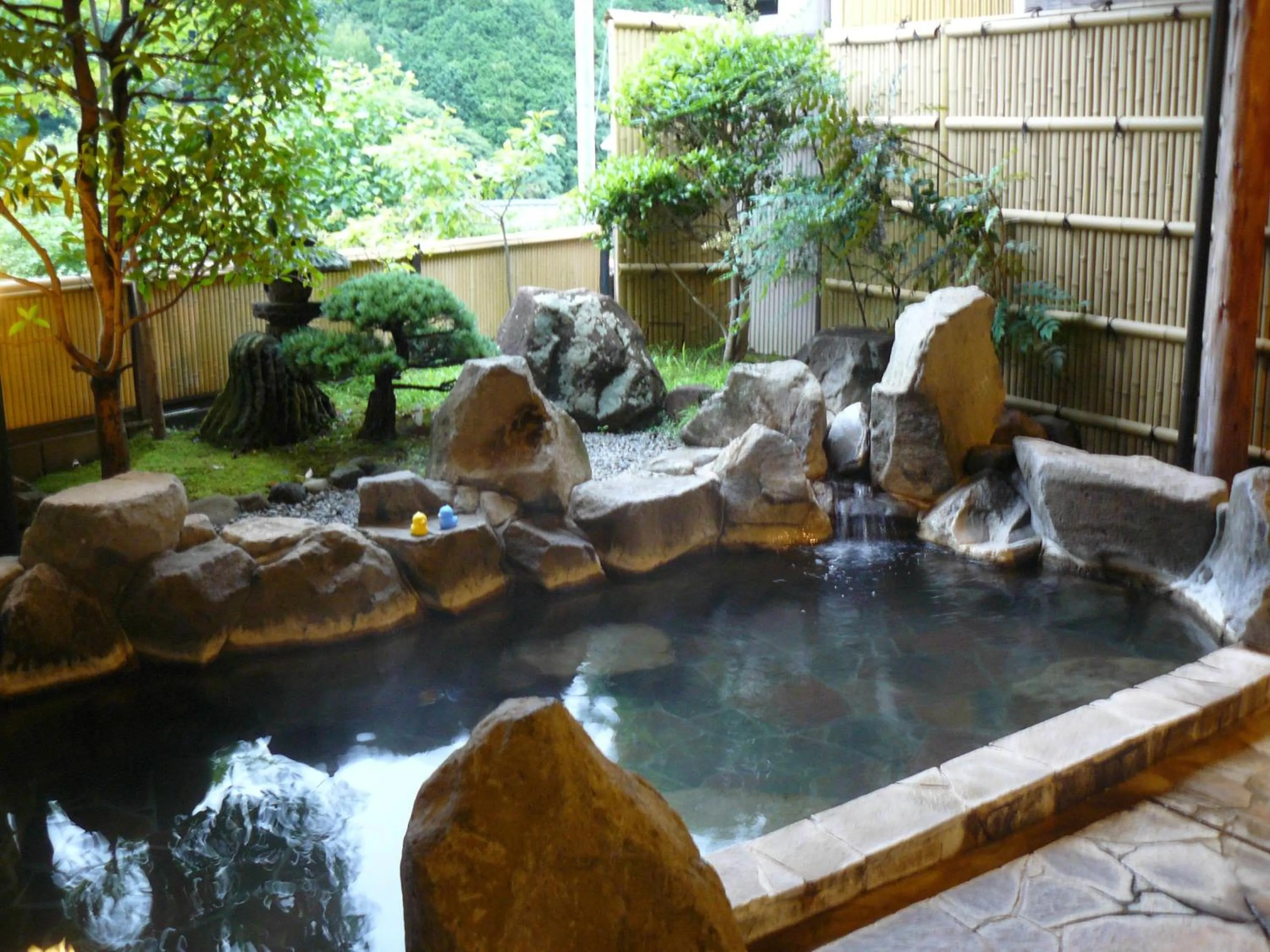 Hot Spring Bath in Ryokan Yamashiroya