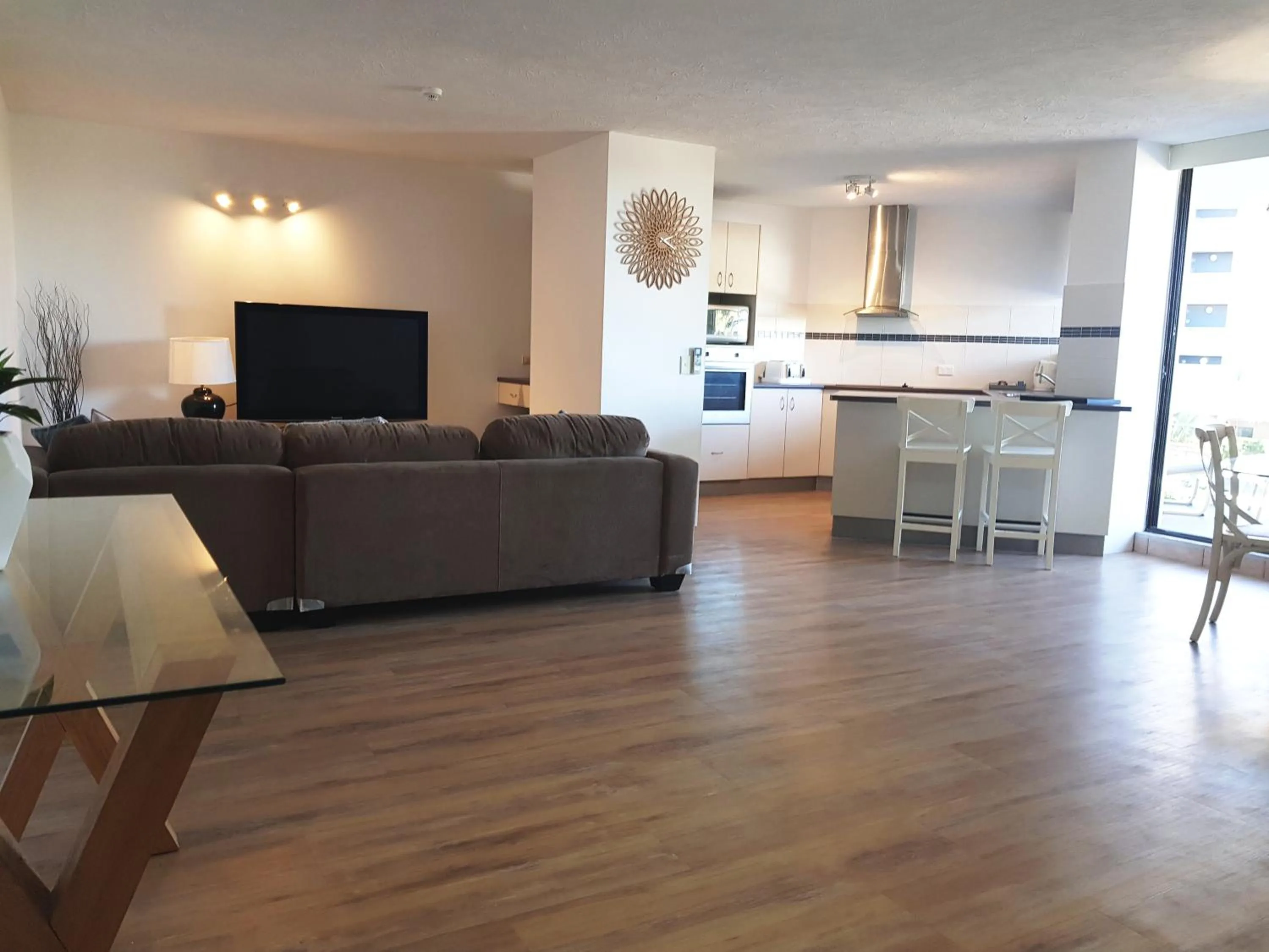Living room in Casablanca Beachfront Apartments