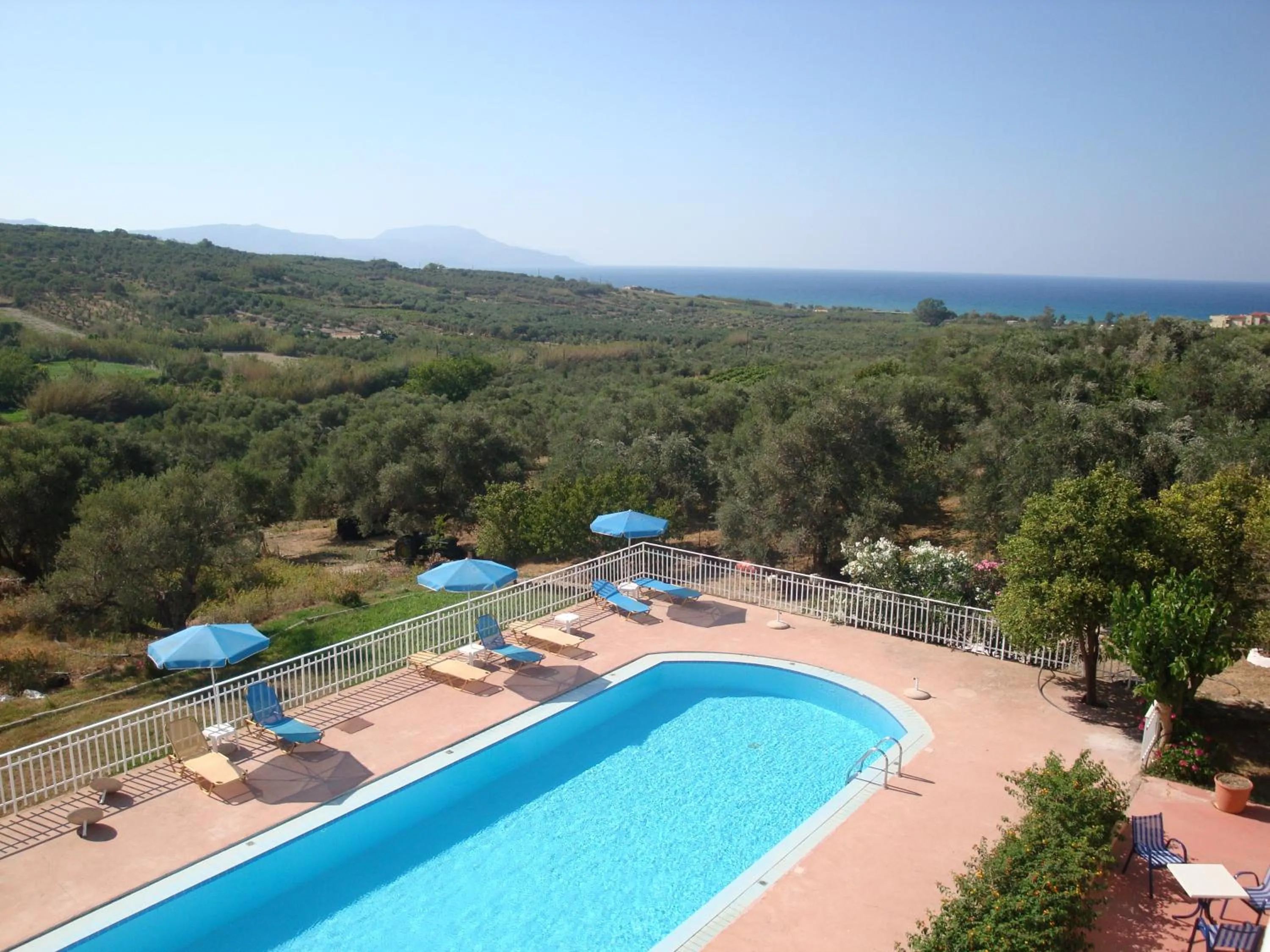 Pool view in Calamon Apartments