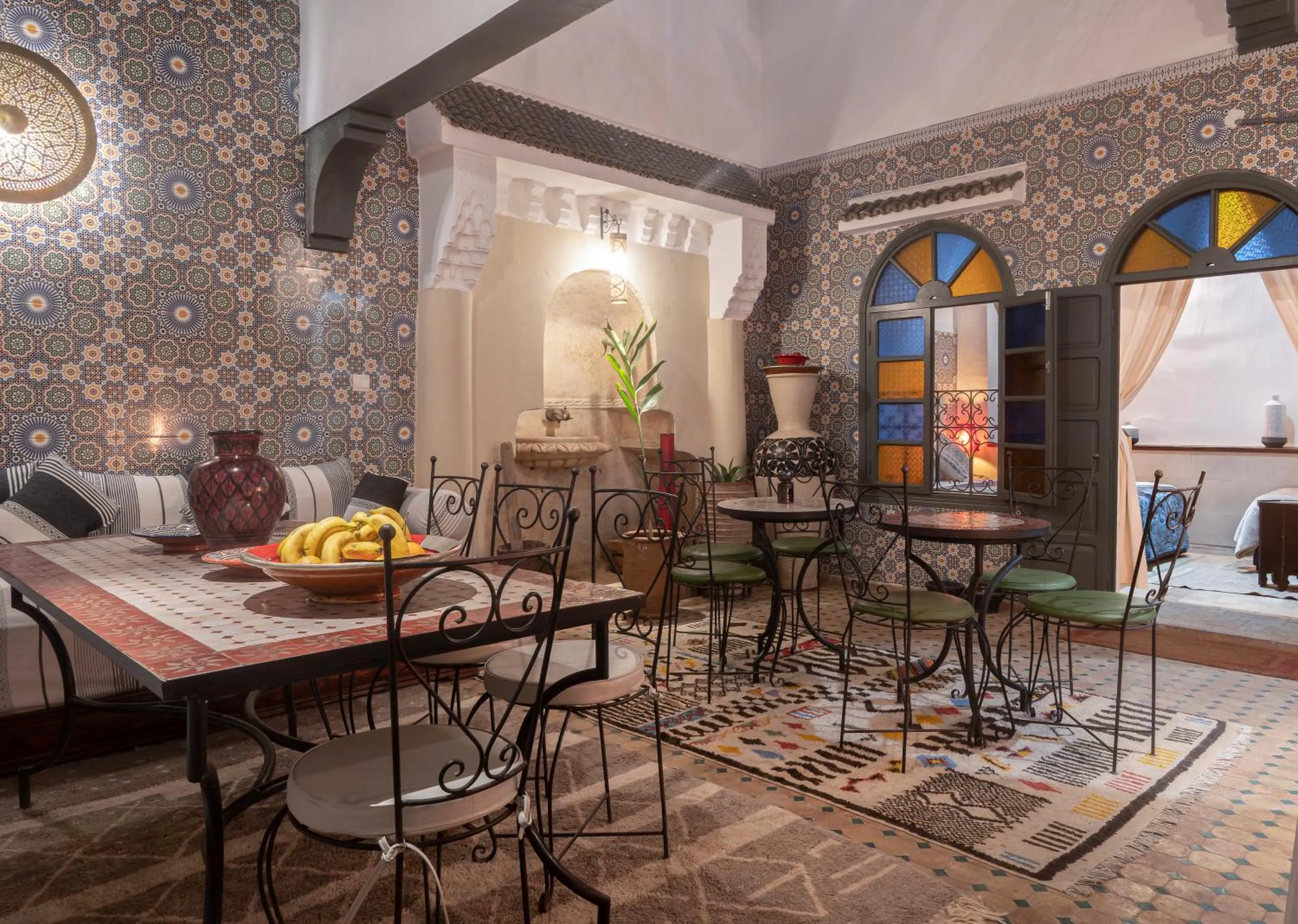 Lobby or reception in Riad dar El Arsa Rooftop & jacuzzi