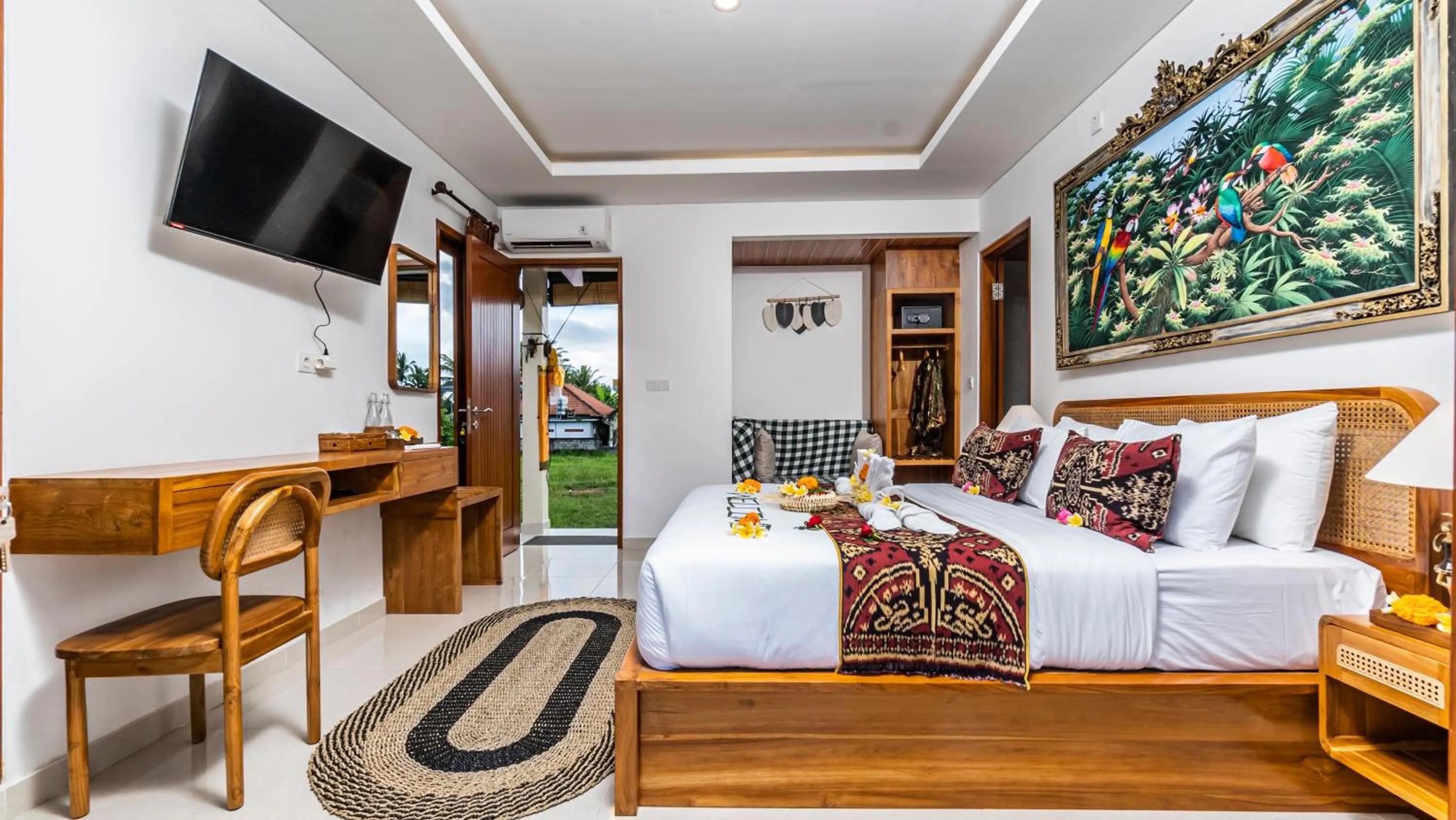 Communal lounge/ TV room, Bed in Putih DCarik Ubud