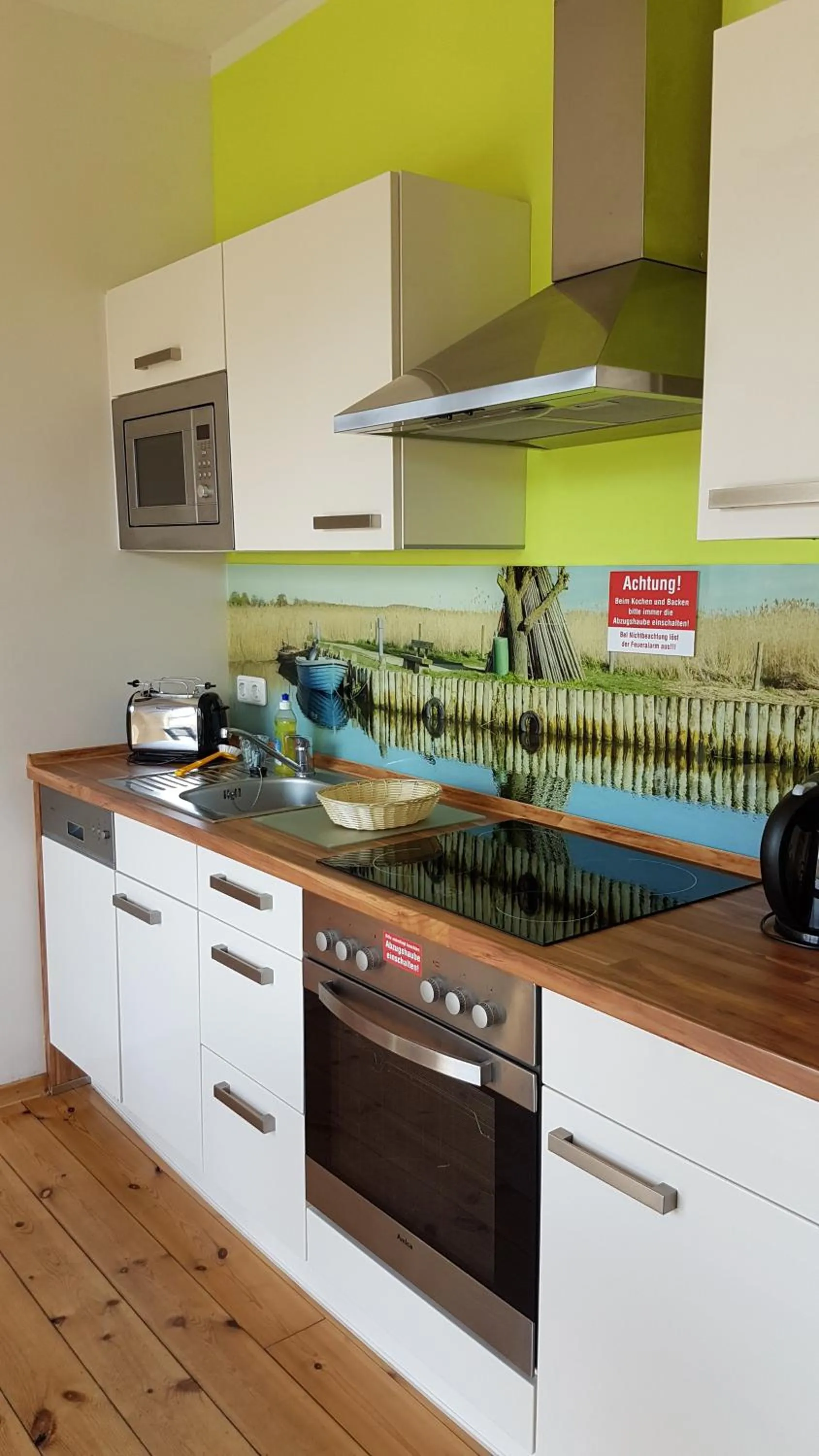 Kitchen or kitchenette in Halbinsel Resort Peenemünde