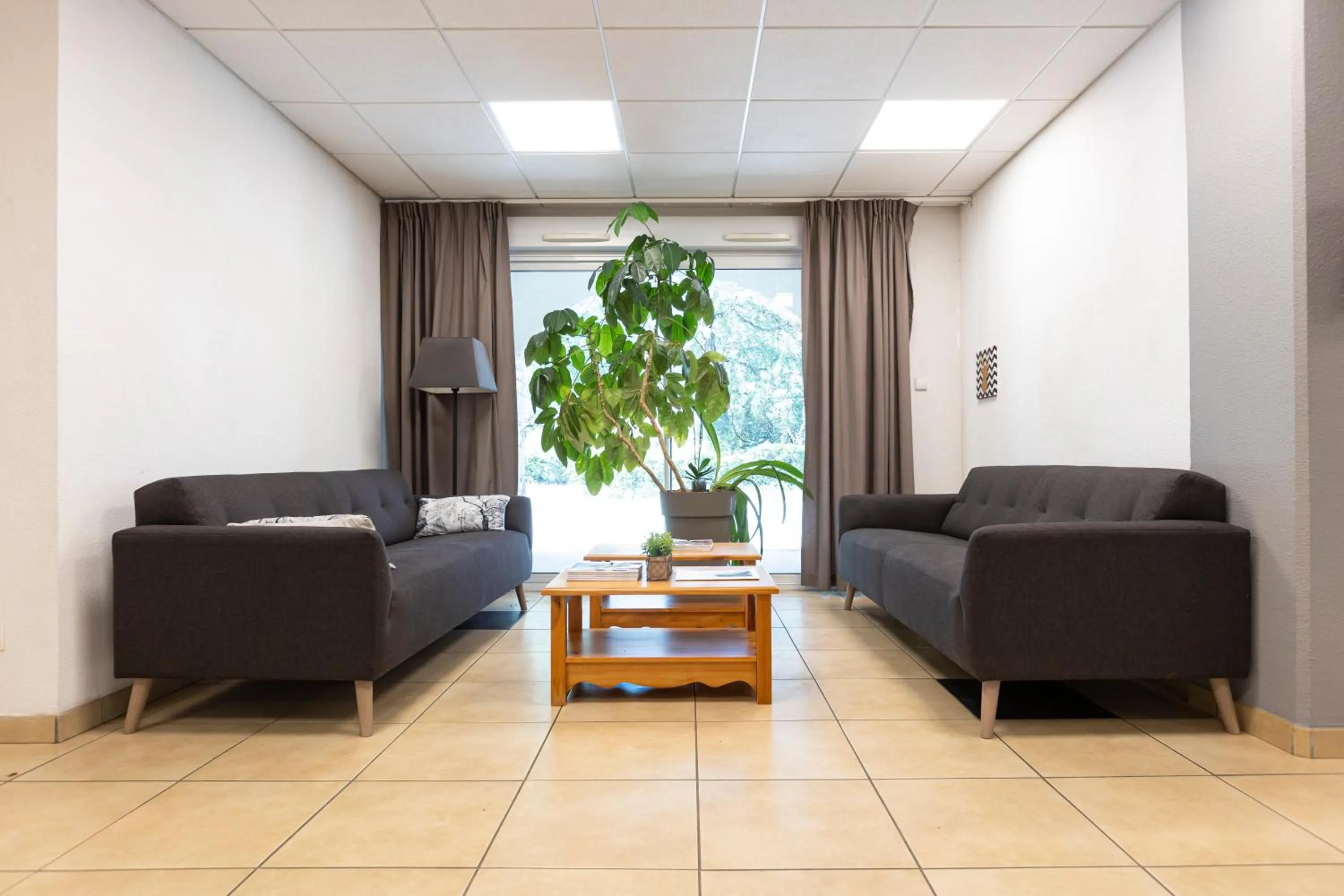 Lobby or reception in Résidence Odalys Soleil d'Aure