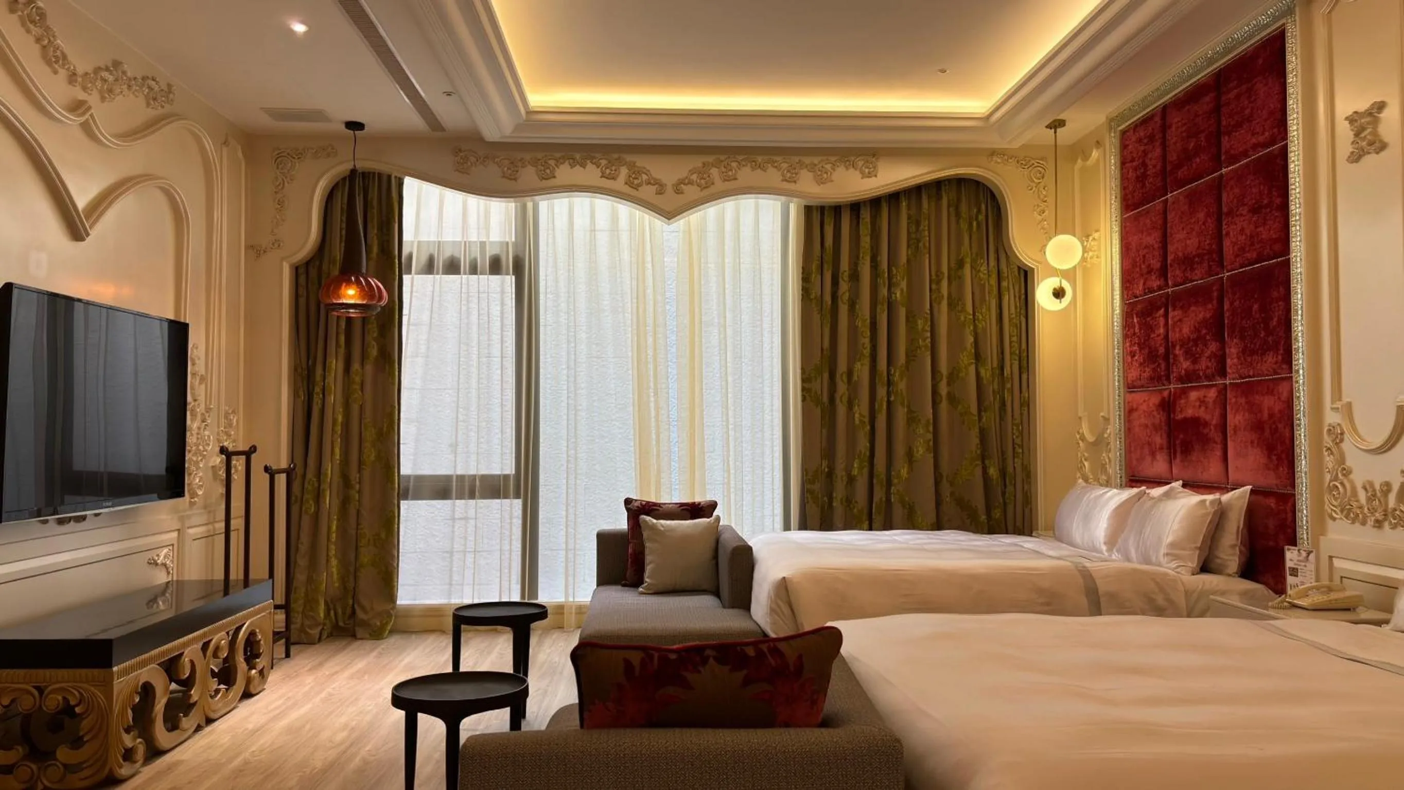 Bed in 台北沐蘭精品旅館 大直館