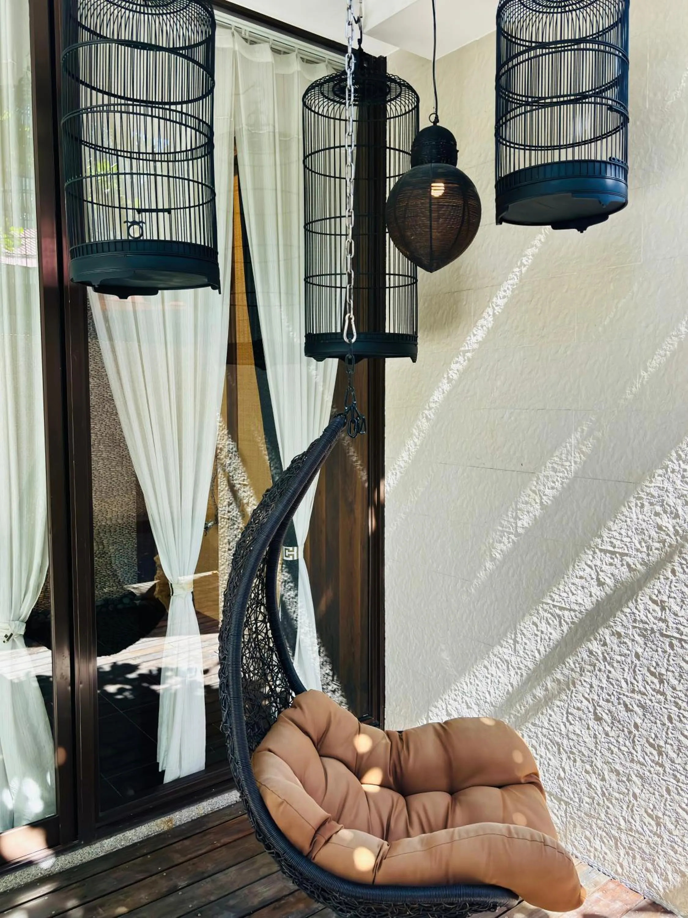 Patio, Bed in 台北沐蘭精品旅館 大直館