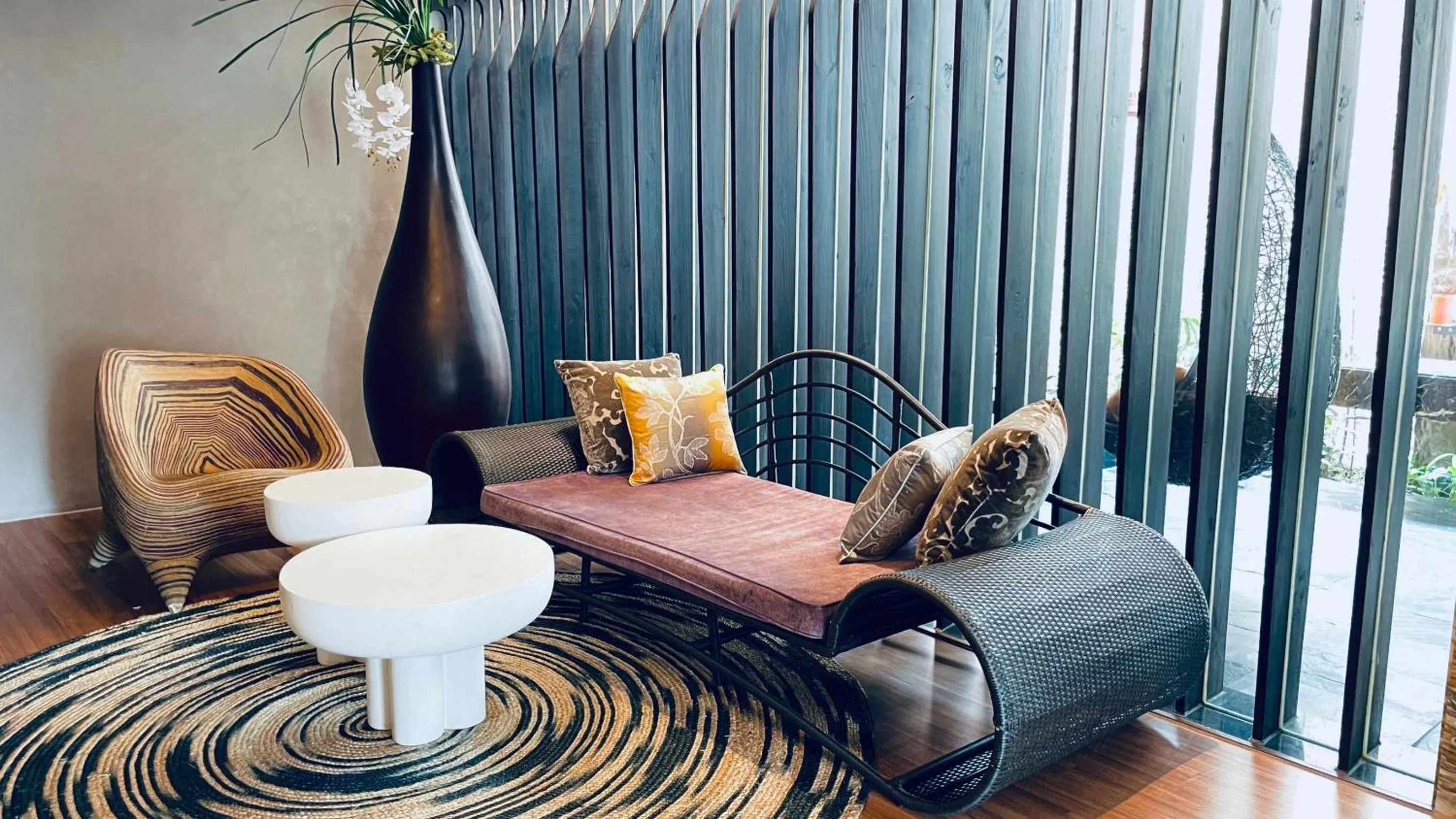 Seating area in 台北沐蘭精品旅館 大直館