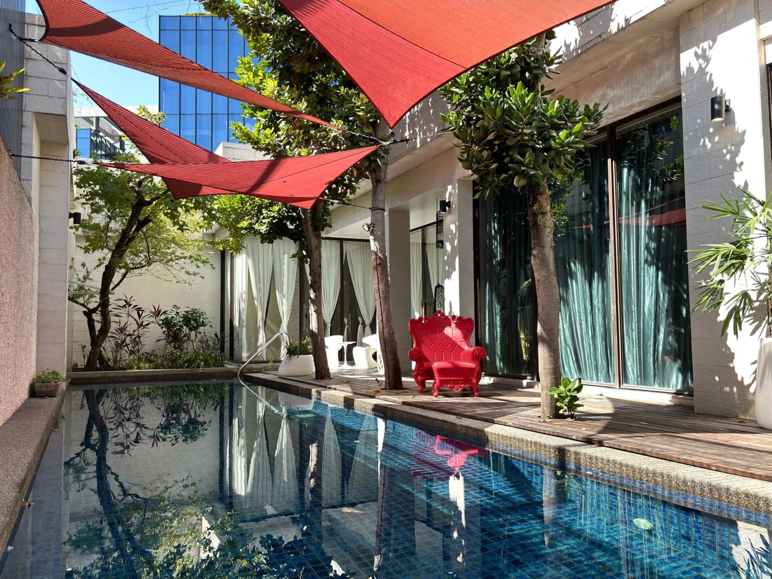 Pool view in 台北沐蘭精品旅館 大直館