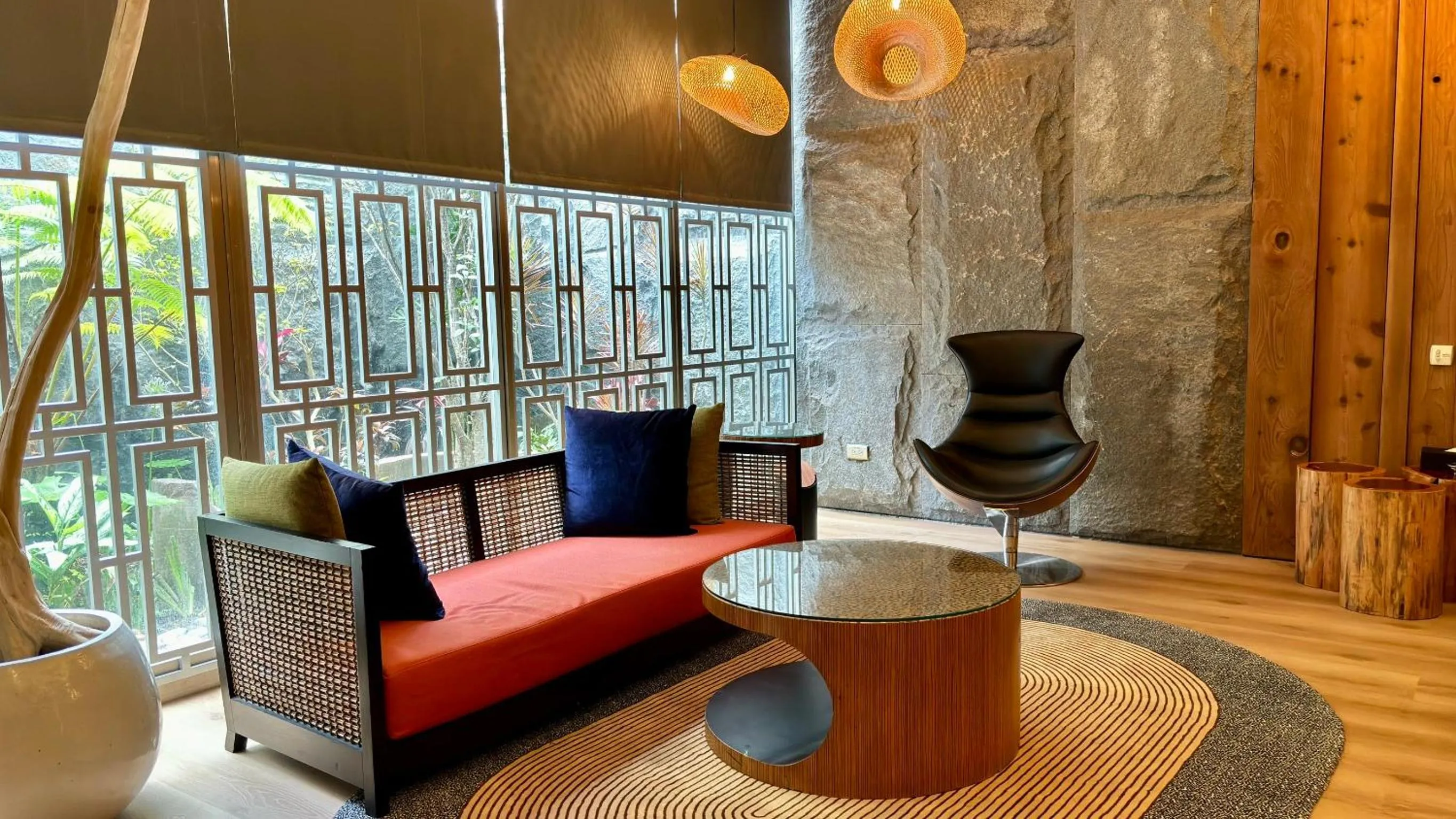 Seating area in 台北沐蘭精品旅館 大直館