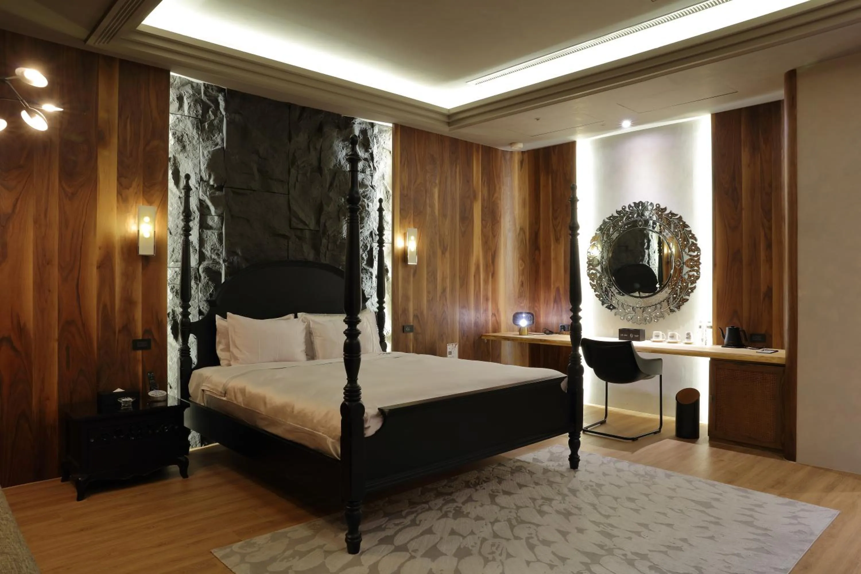 Bed in 台北沐蘭精品旅館 大直館