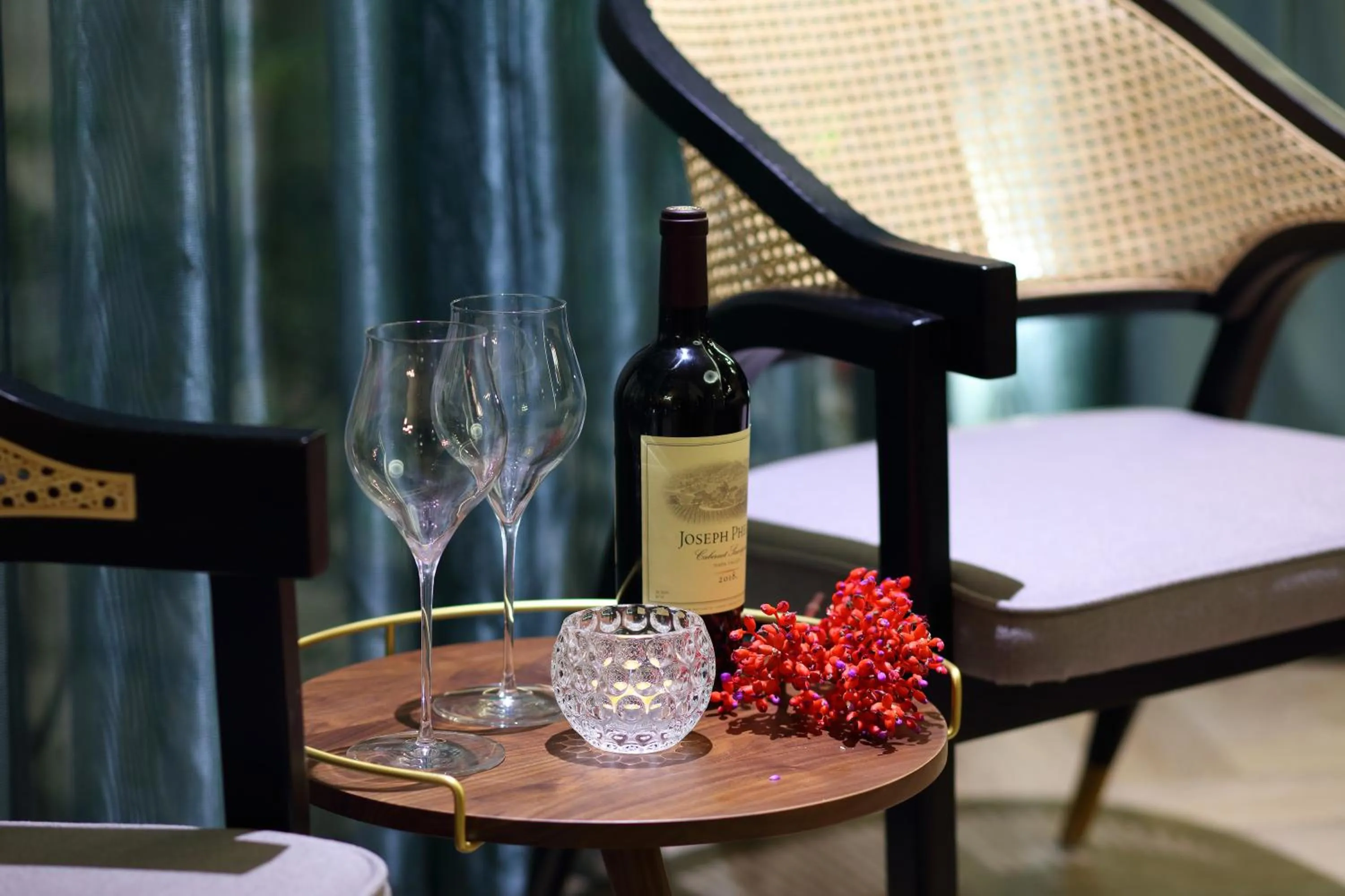 Seating area, Bed in 台北沐蘭精品旅館 大直館