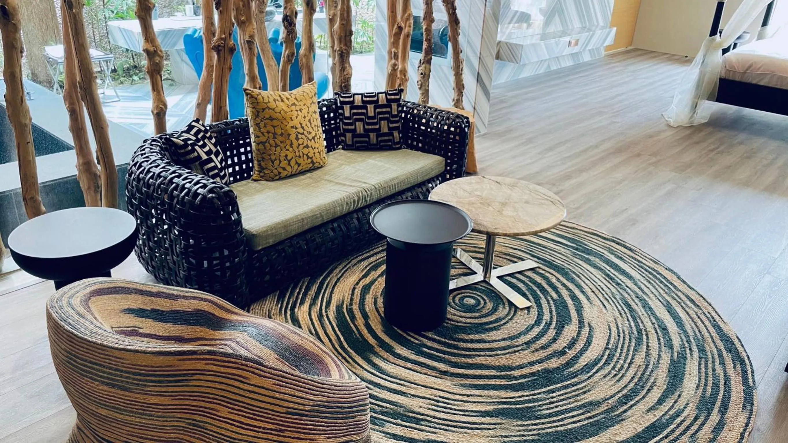 Seating area in 台北沐蘭精品旅館 大直館